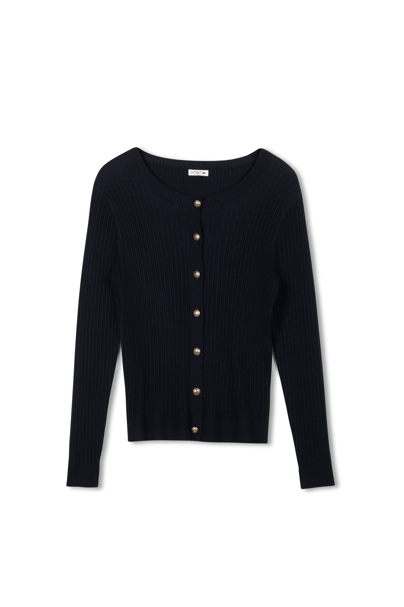 Point Tiny Cable Cardigan