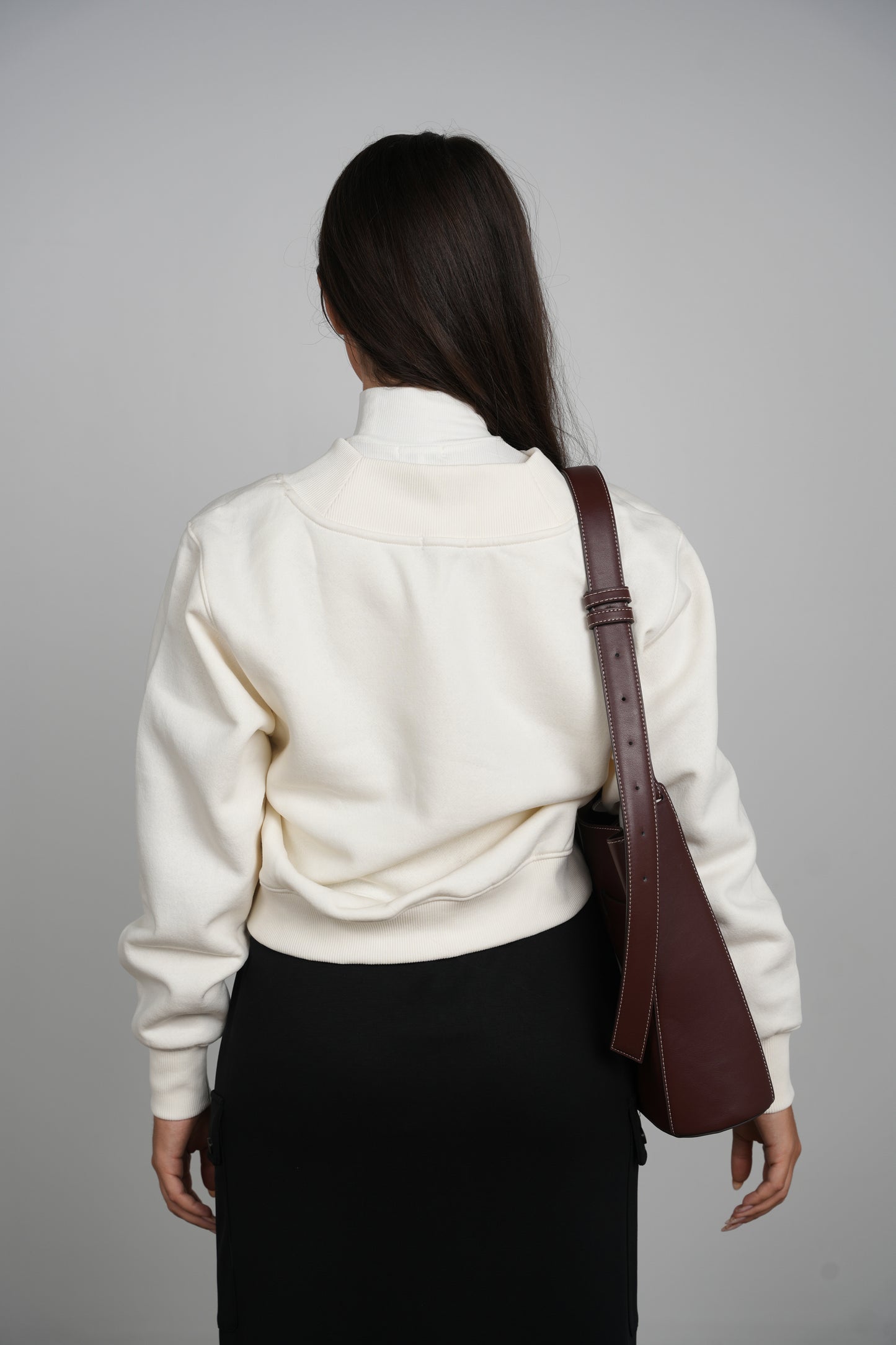 Point V-neck Sweatshirt