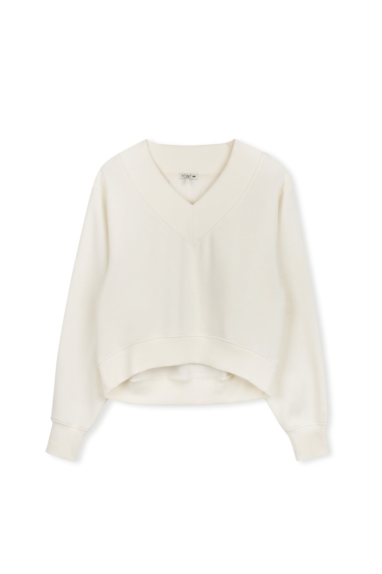 Point V-neck Sweatshirt
