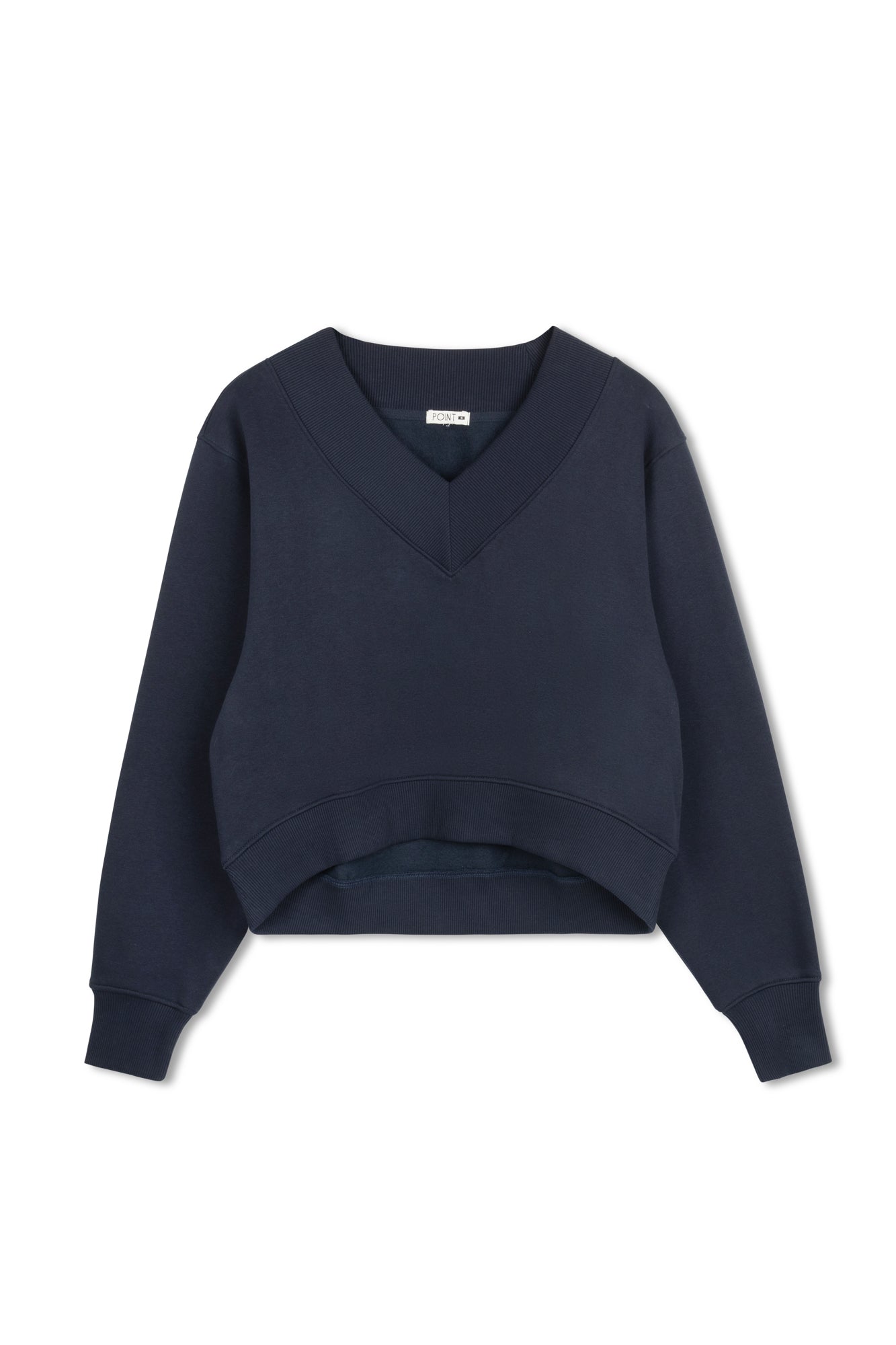 Point V-neck Sweatshirt