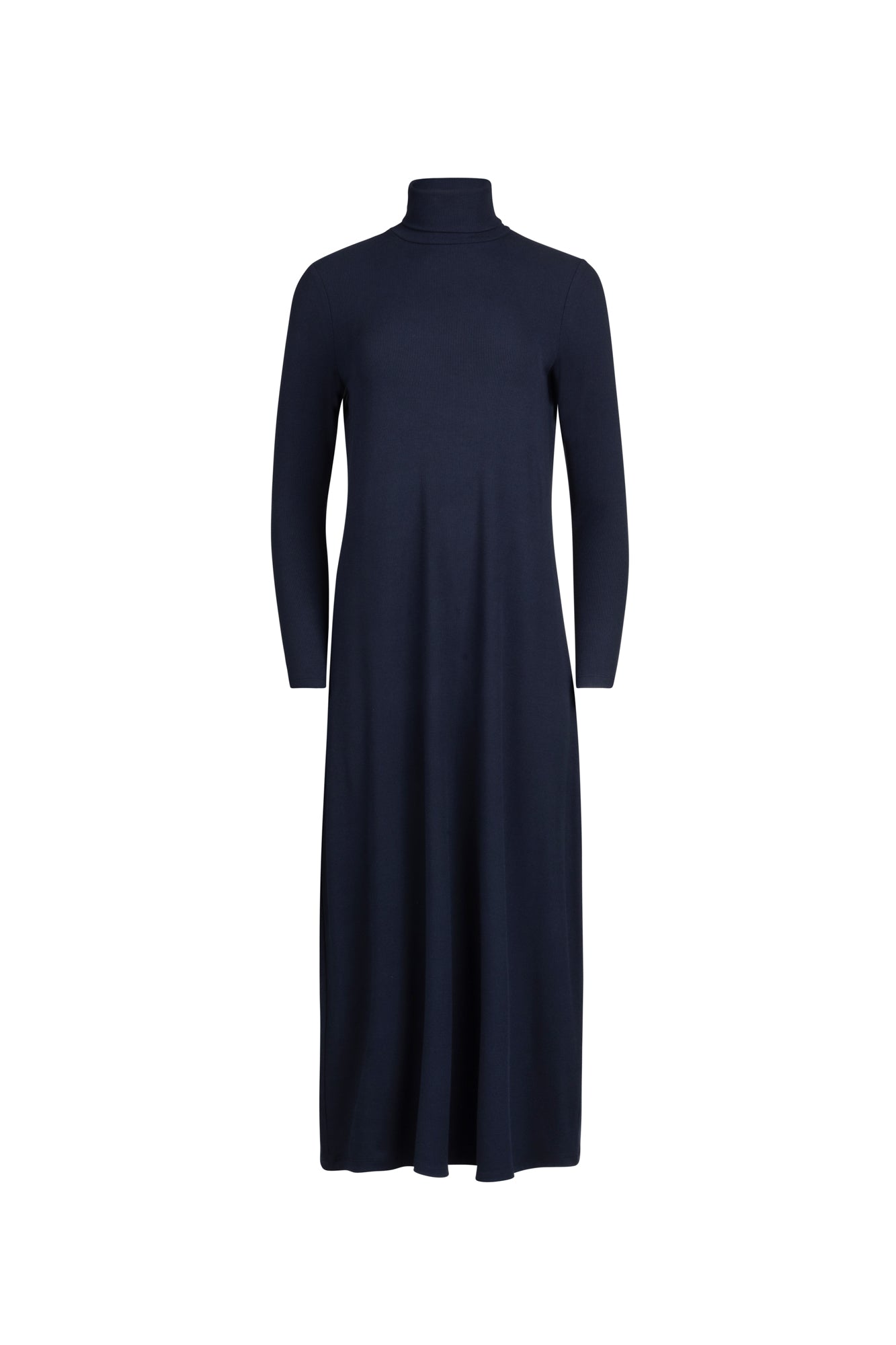 Point A-line Turtleneck Dress