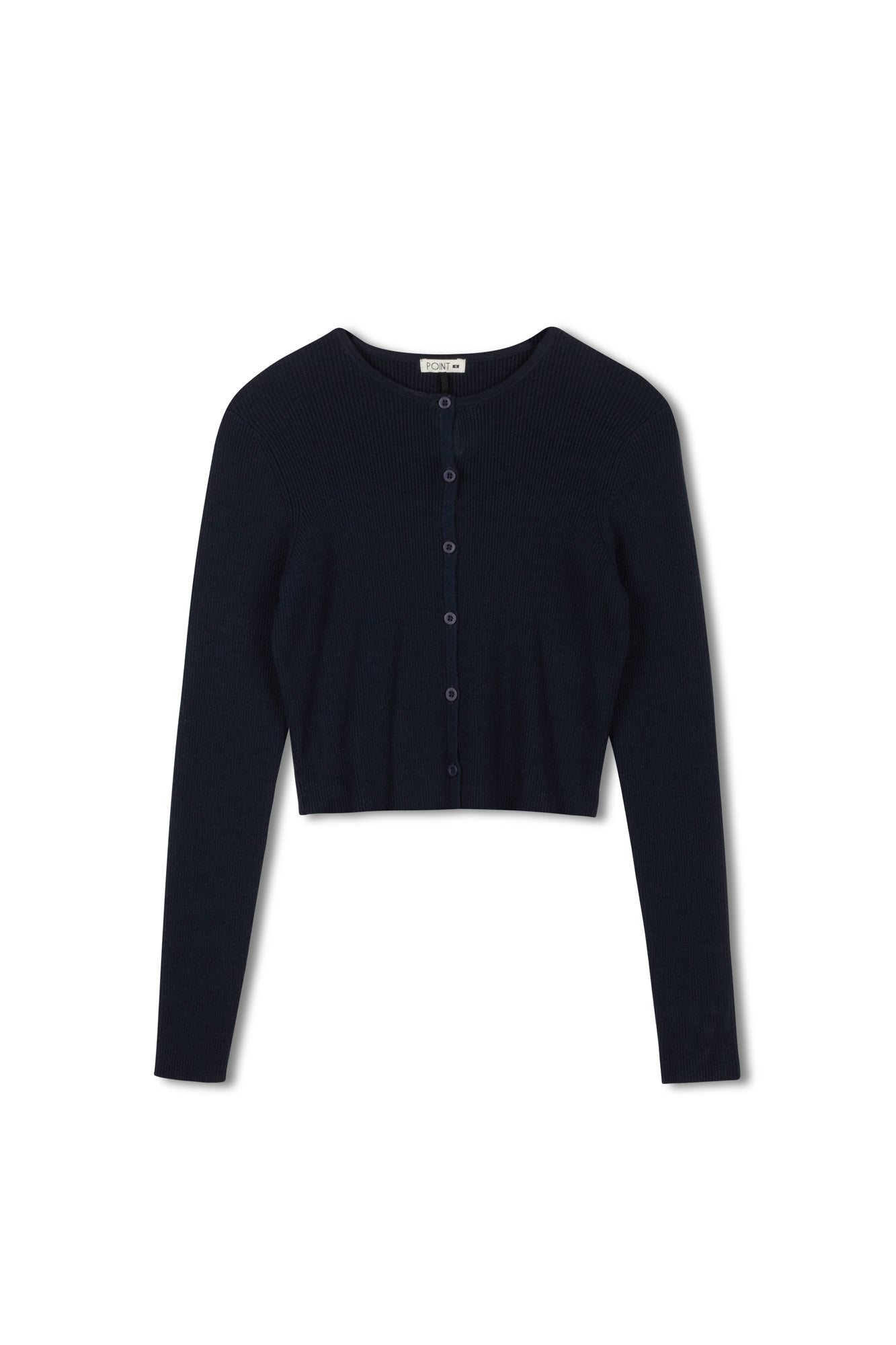 Point Knit Cropped Cardi