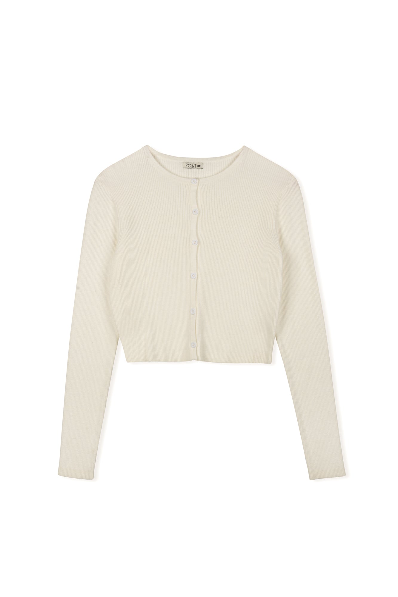 Point Knit Cropped Cardi