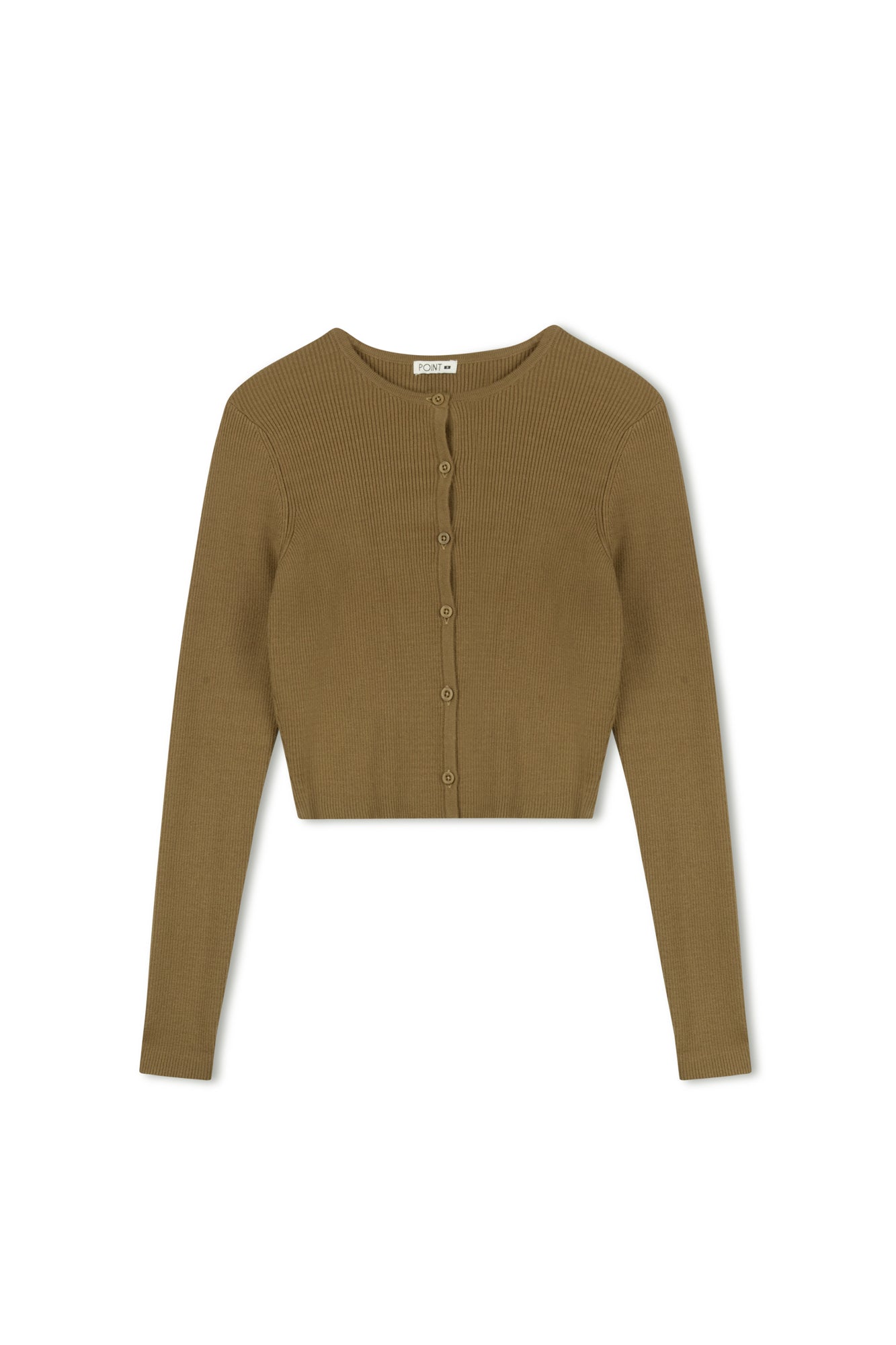 Point Knit Cropped Cardi