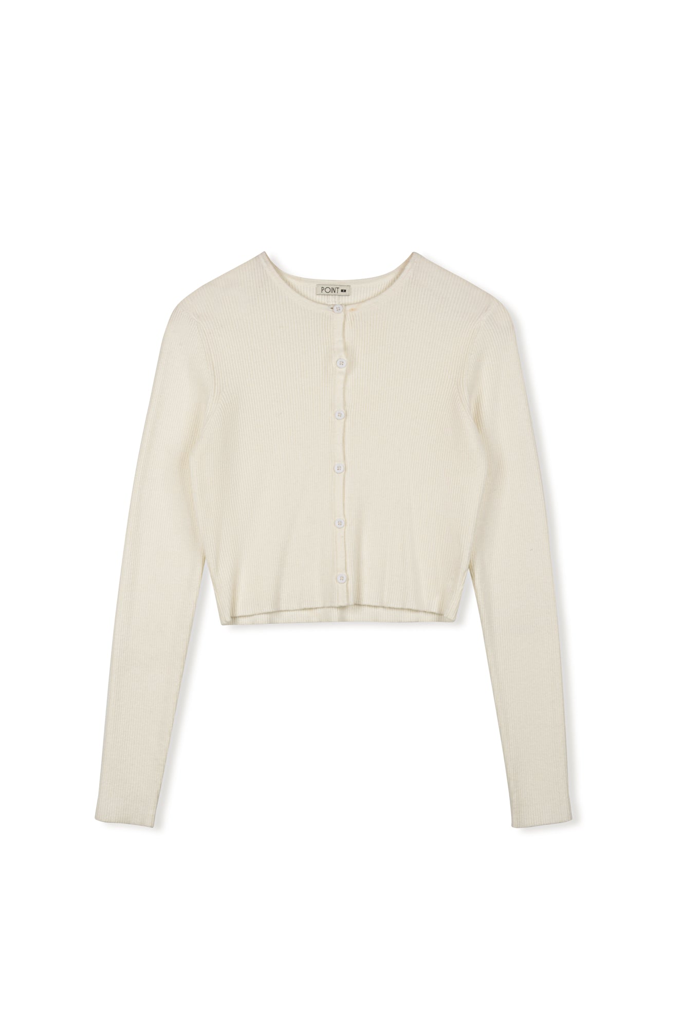 Point Knit Cropped Cardi