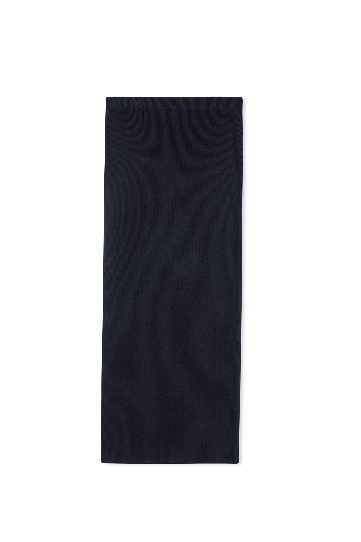 point straight knit skirt