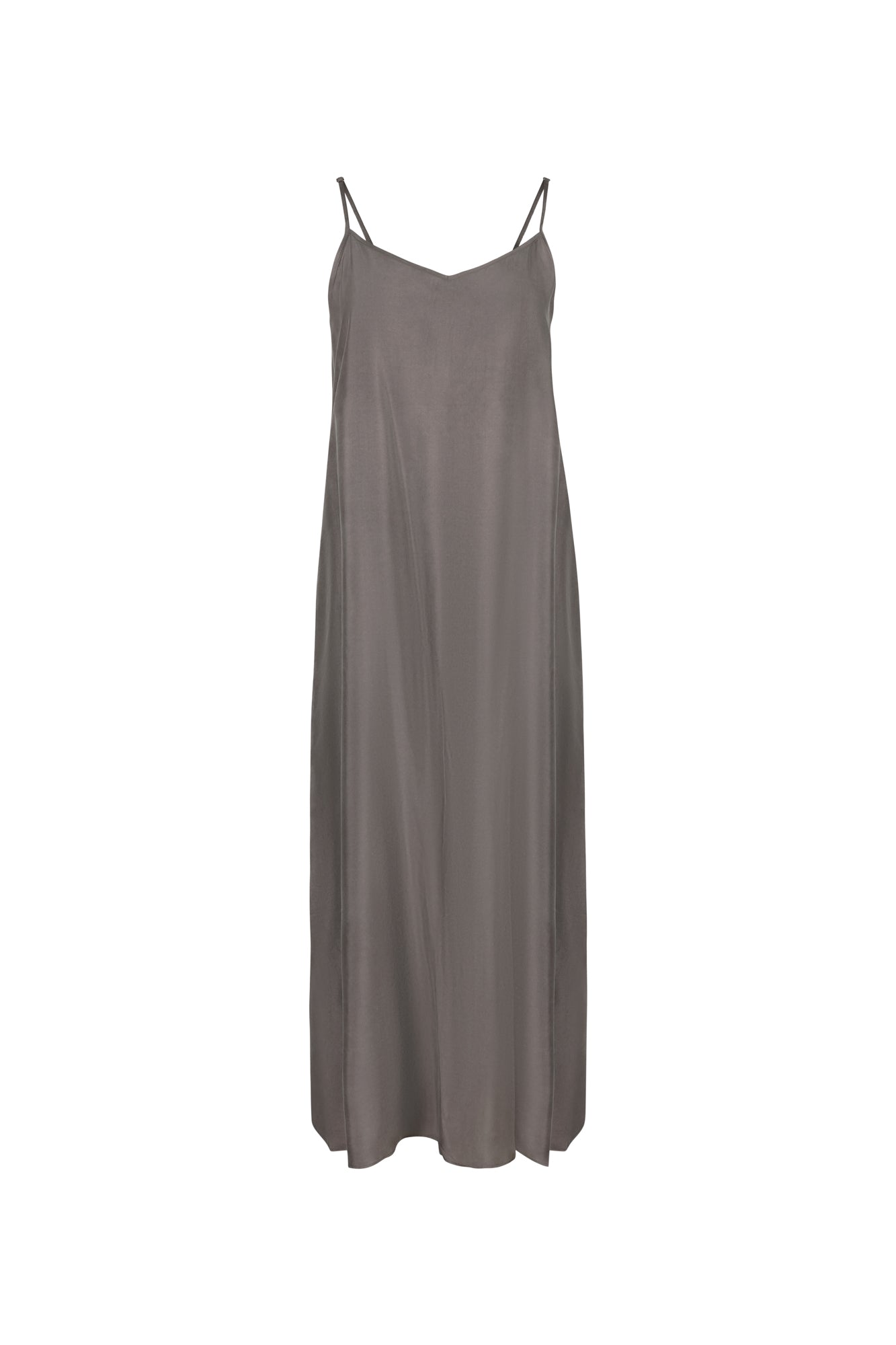 point brushed a-line dress