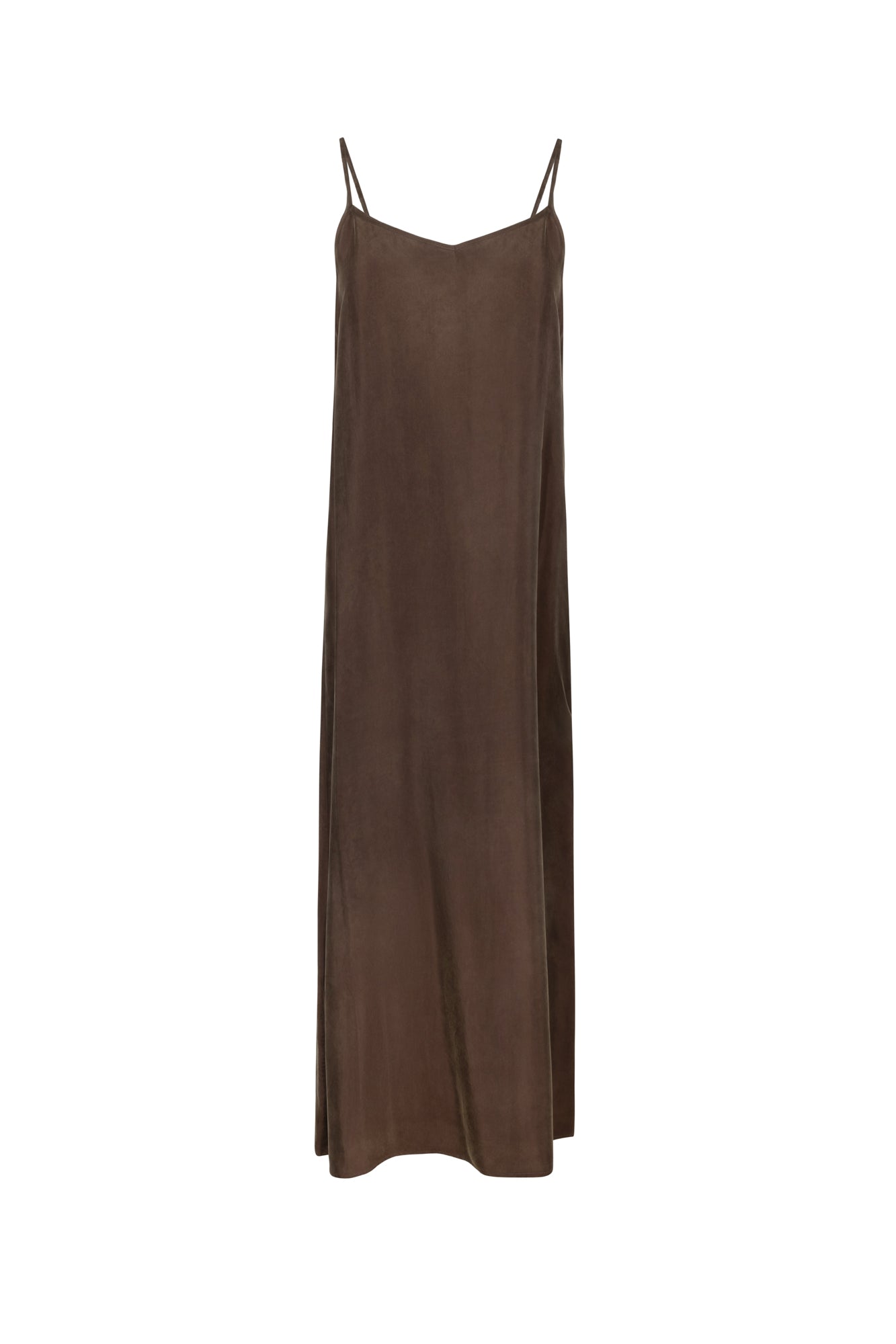 point brushed a-line dress