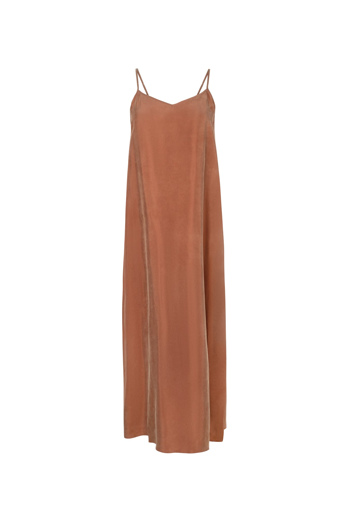 point brushed a-line dress