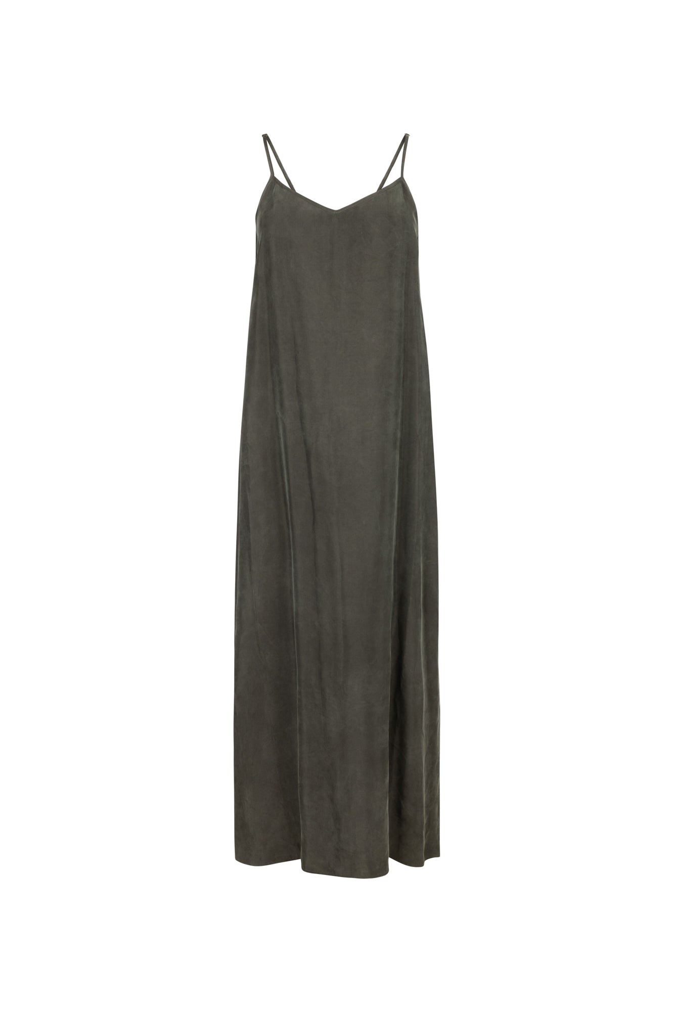 point brushed a-line dress
