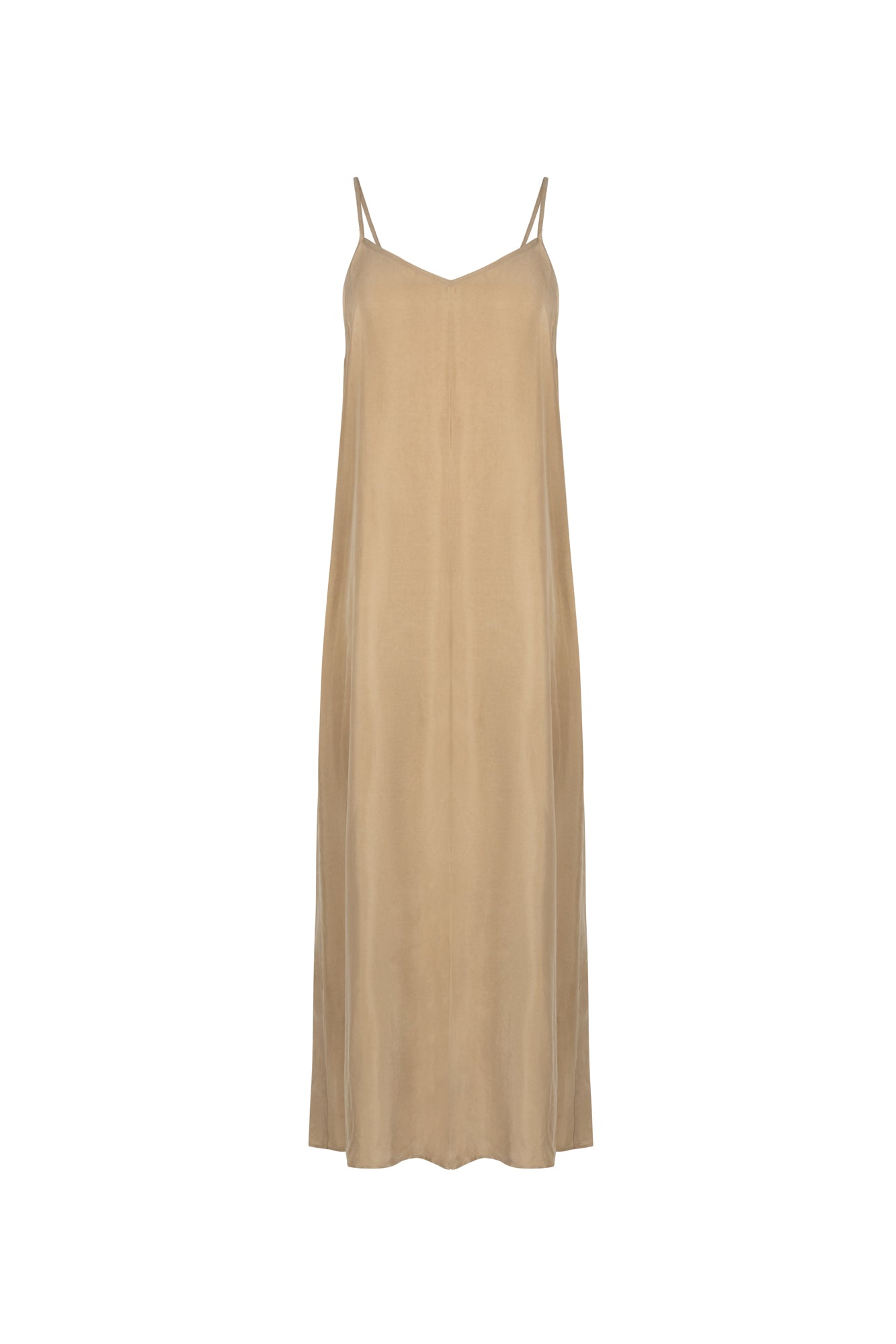 point brushed a-line dress