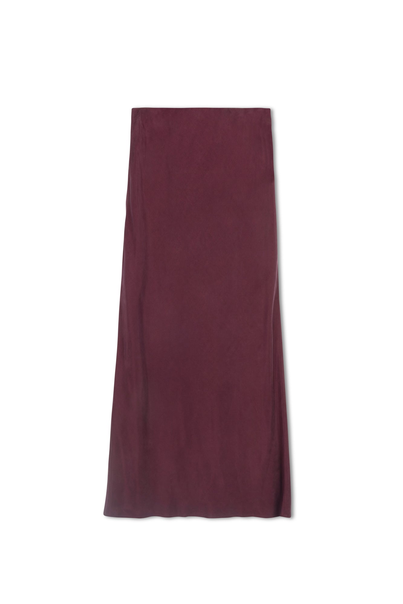 point brushed straight skirt