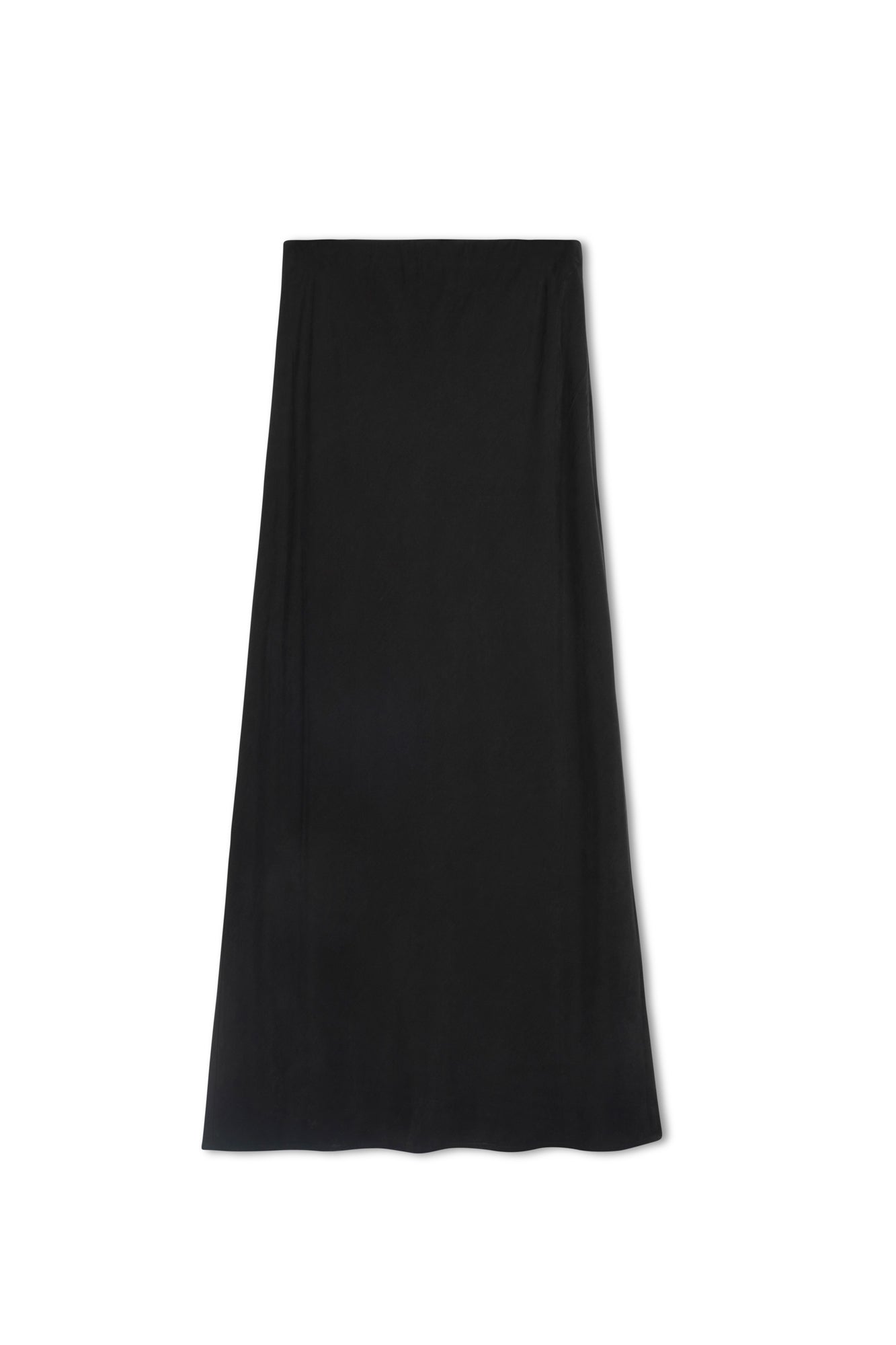 point brushed straight skirt