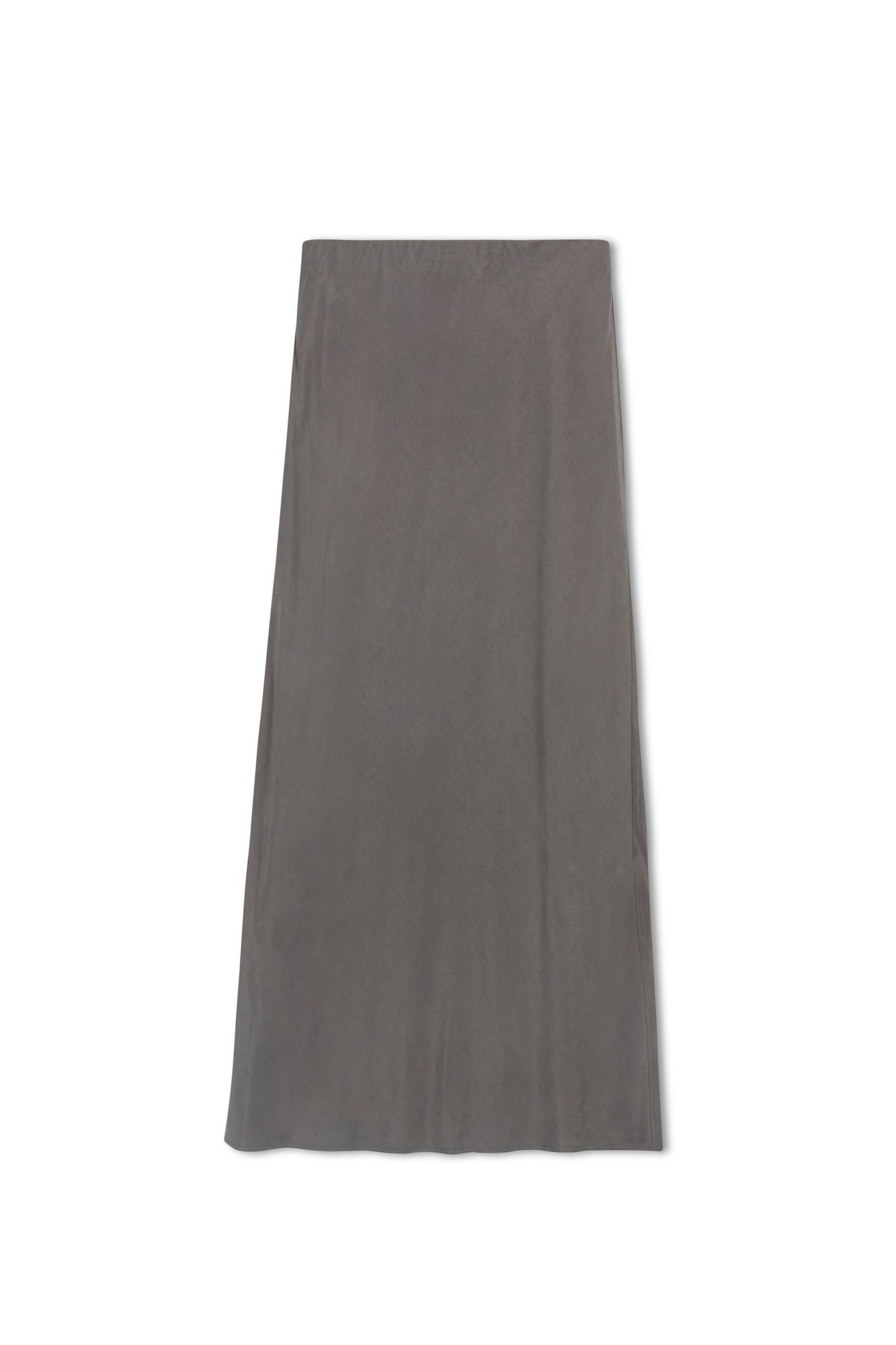 point brushed straight skirt