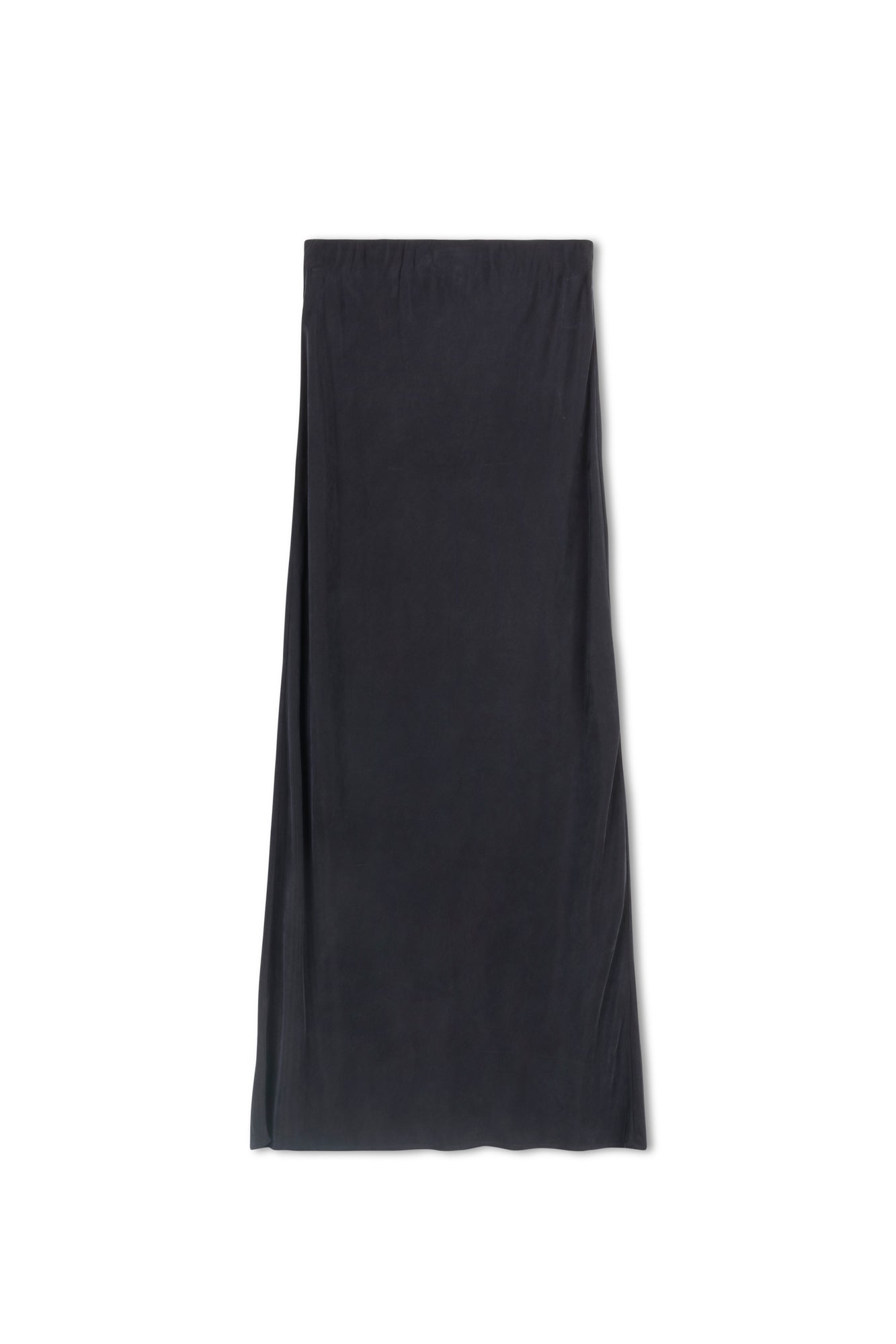 point brushed straight skirt