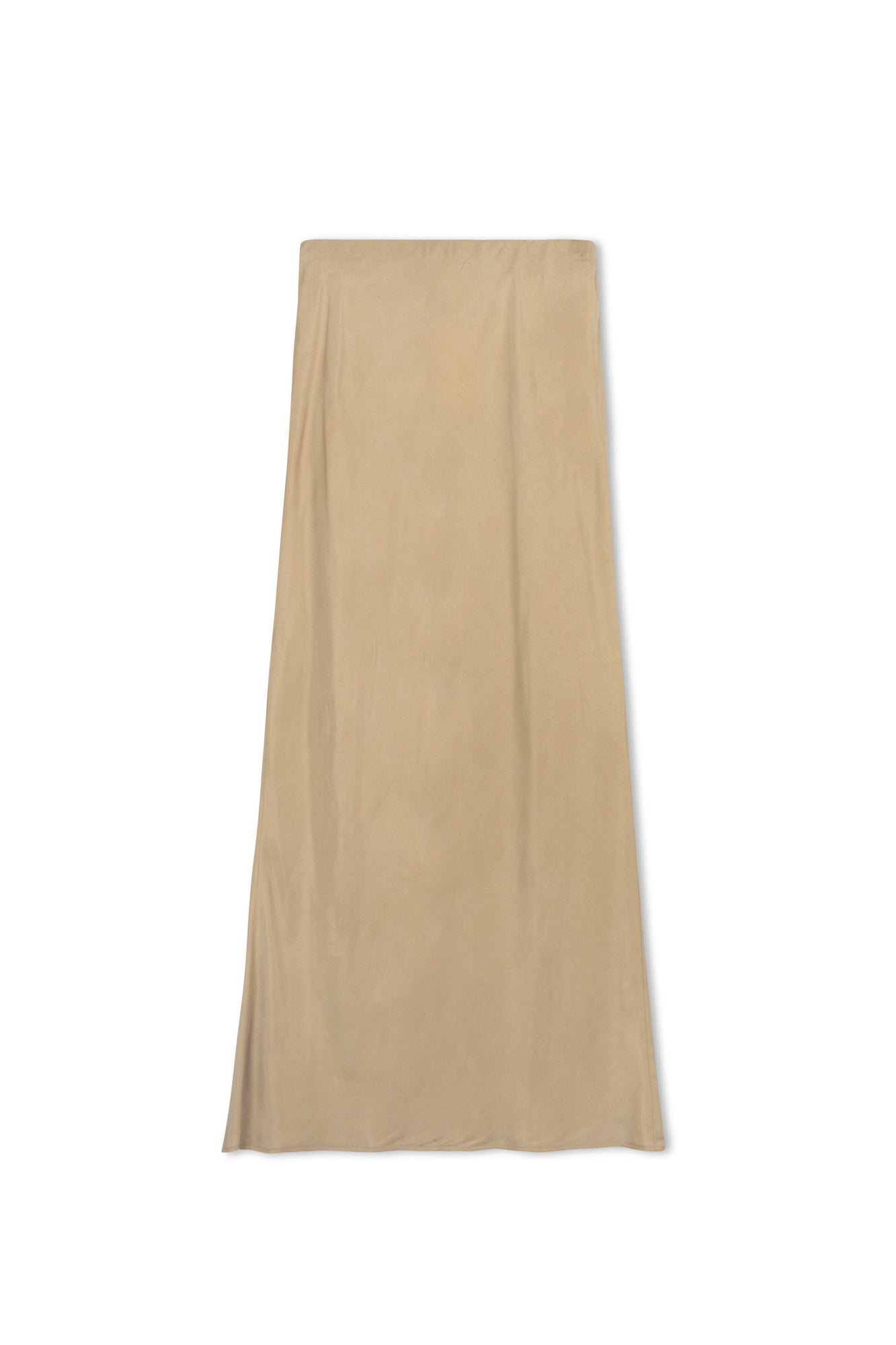 point brushed straight skirt