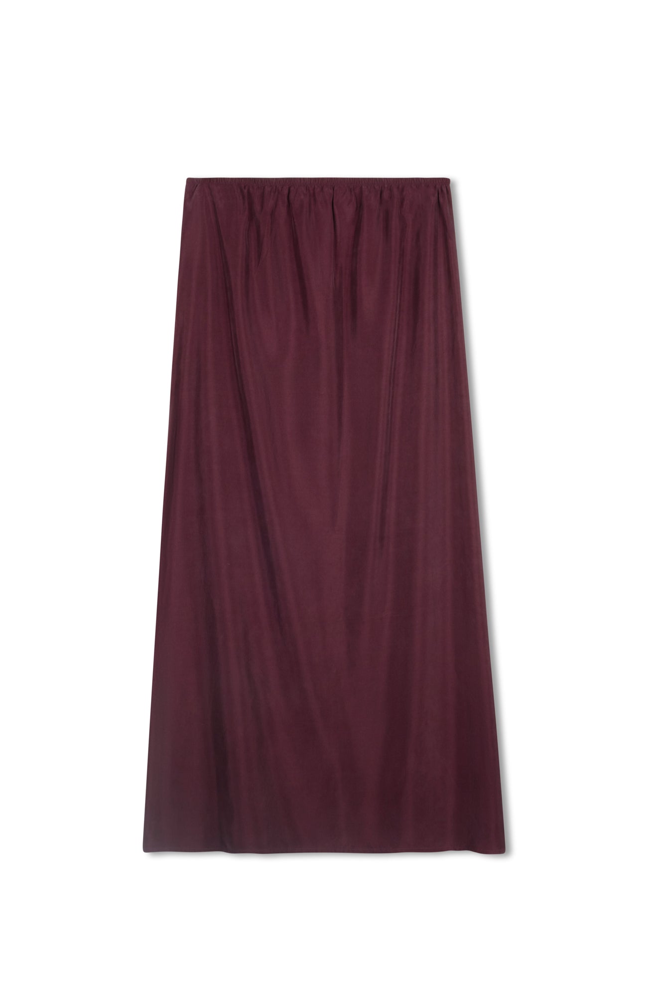point brushed a-line skirt