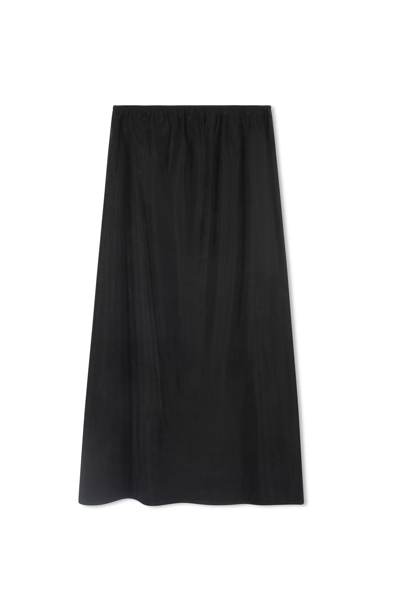 point brushed a-line skirt