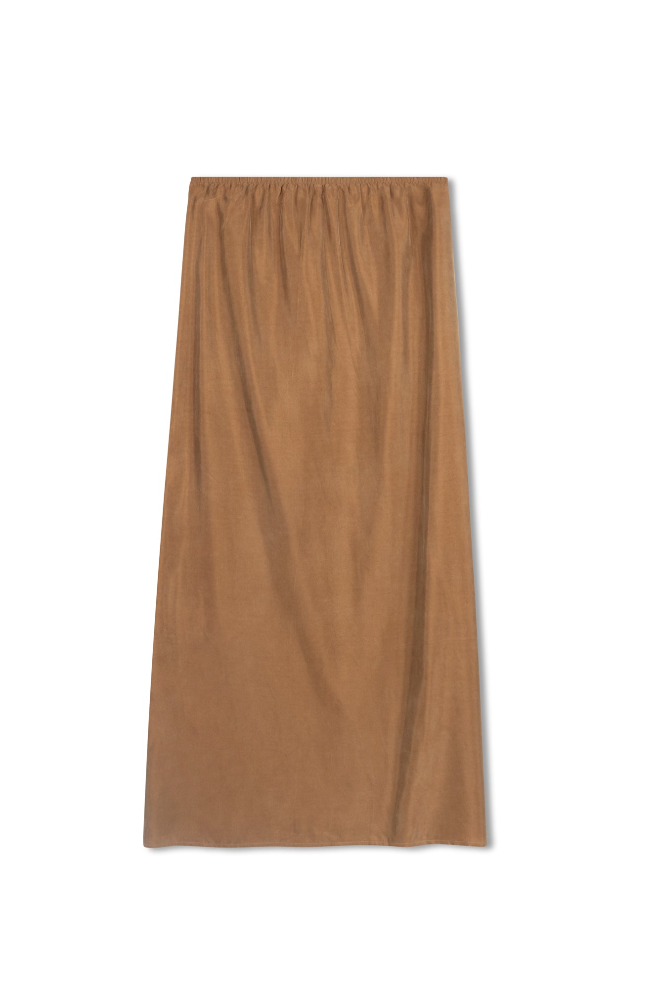 point brushed a-line skirt