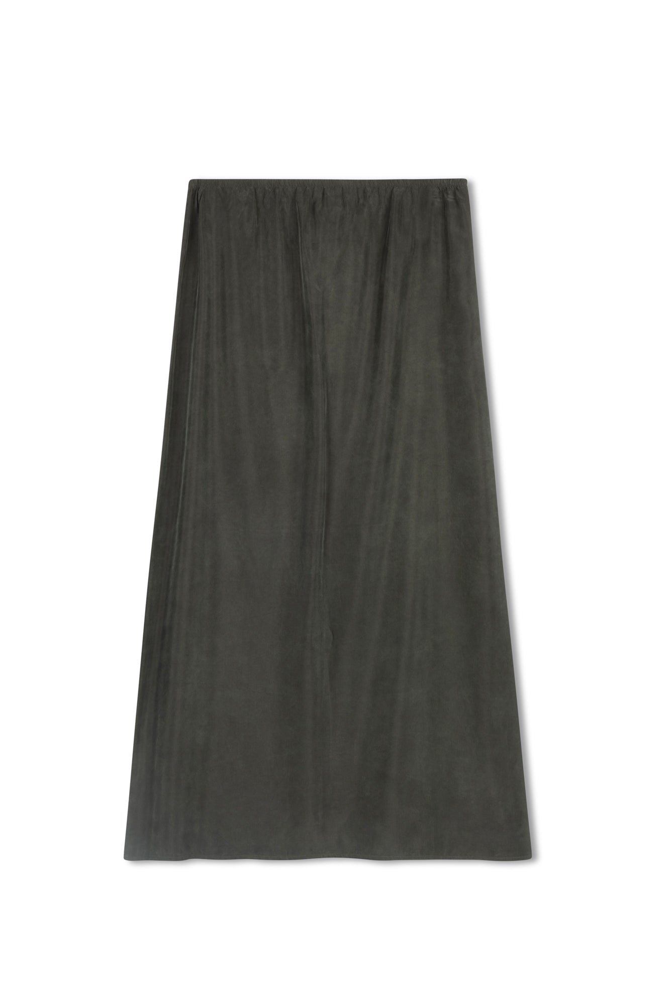 point brushed a-line skirt