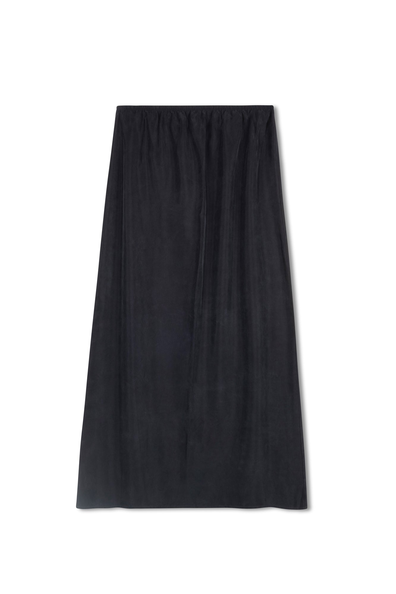 point brushed a-line skirt