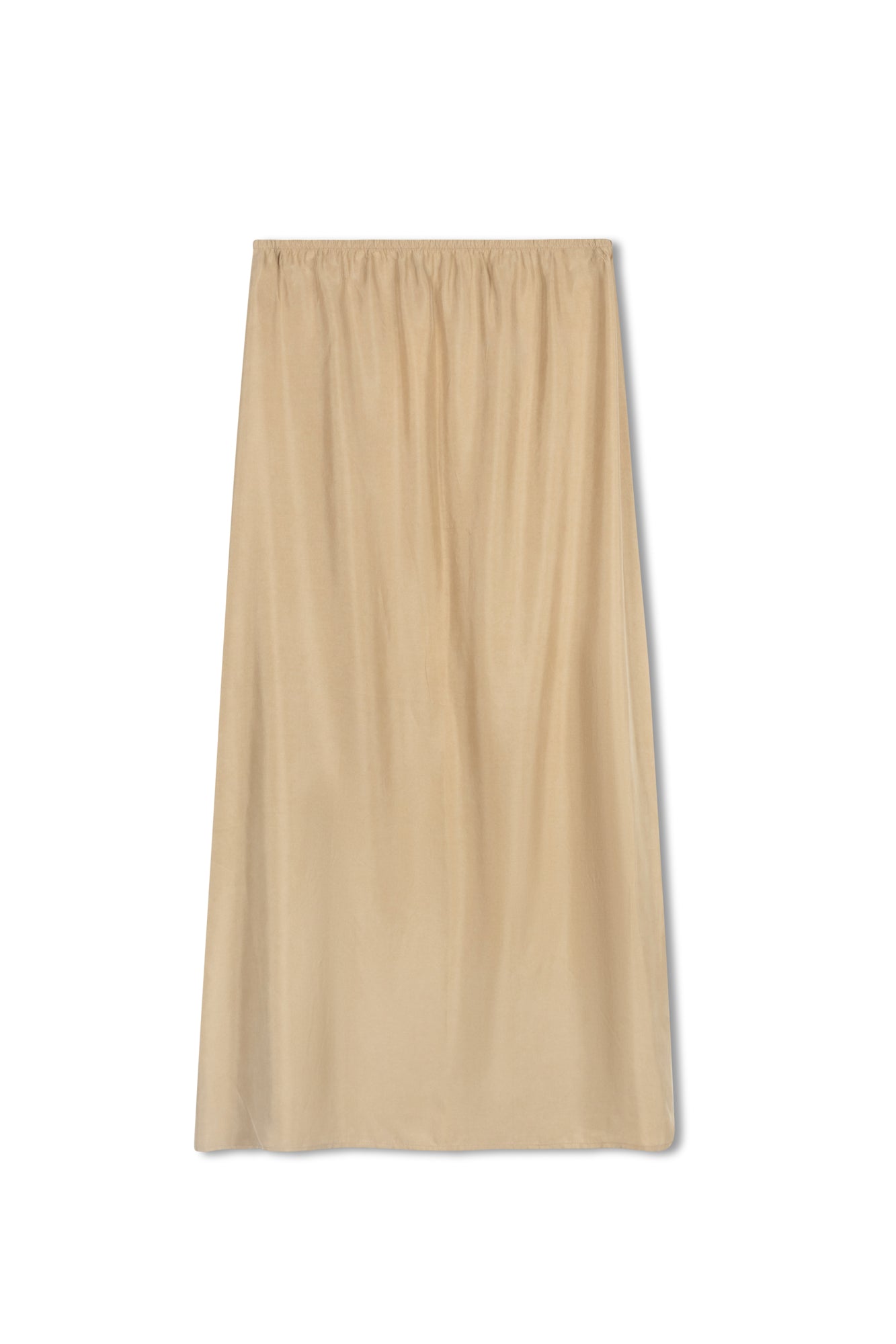 point brushed a-line skirt