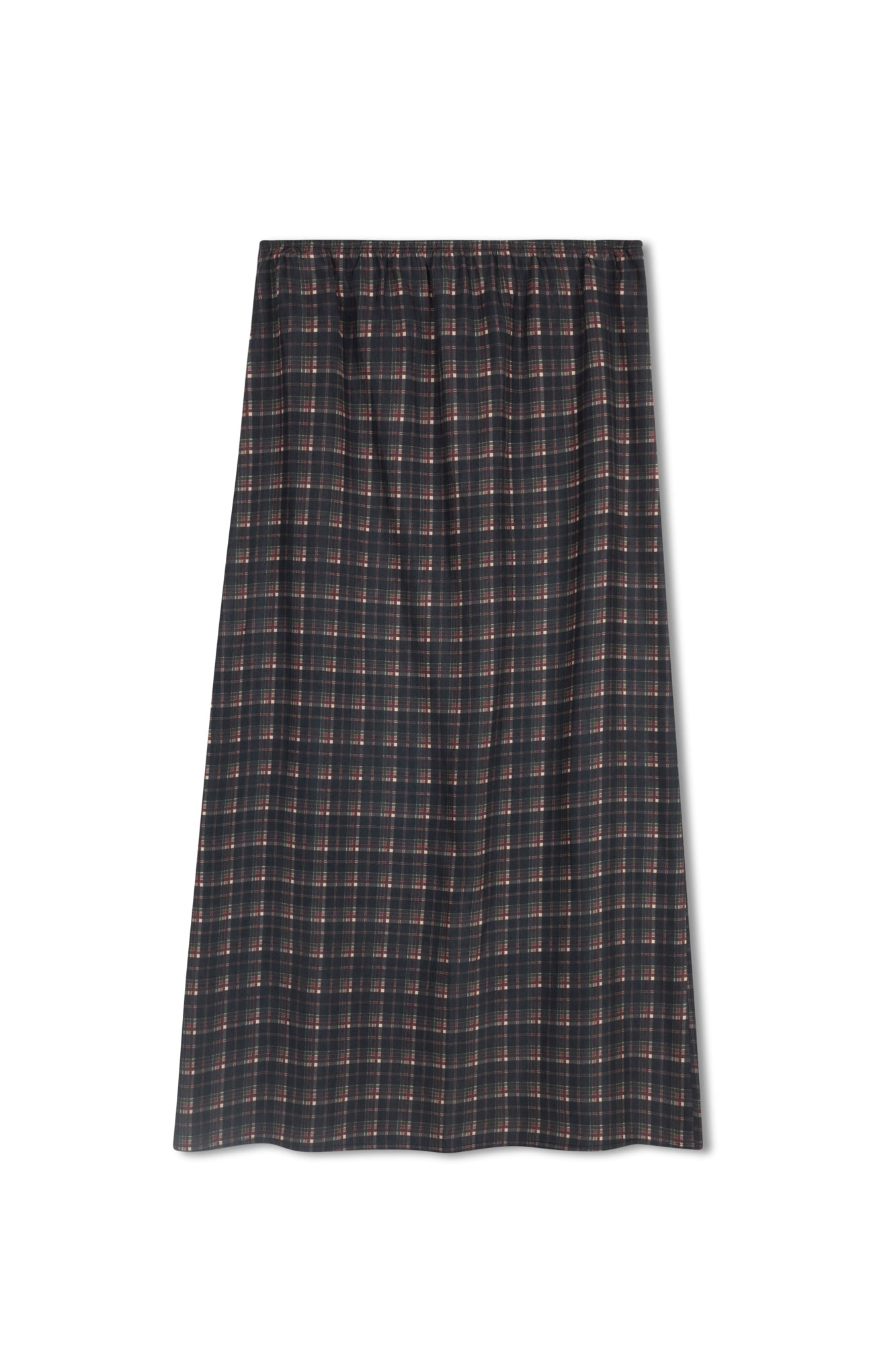 point brushed a-line skirt