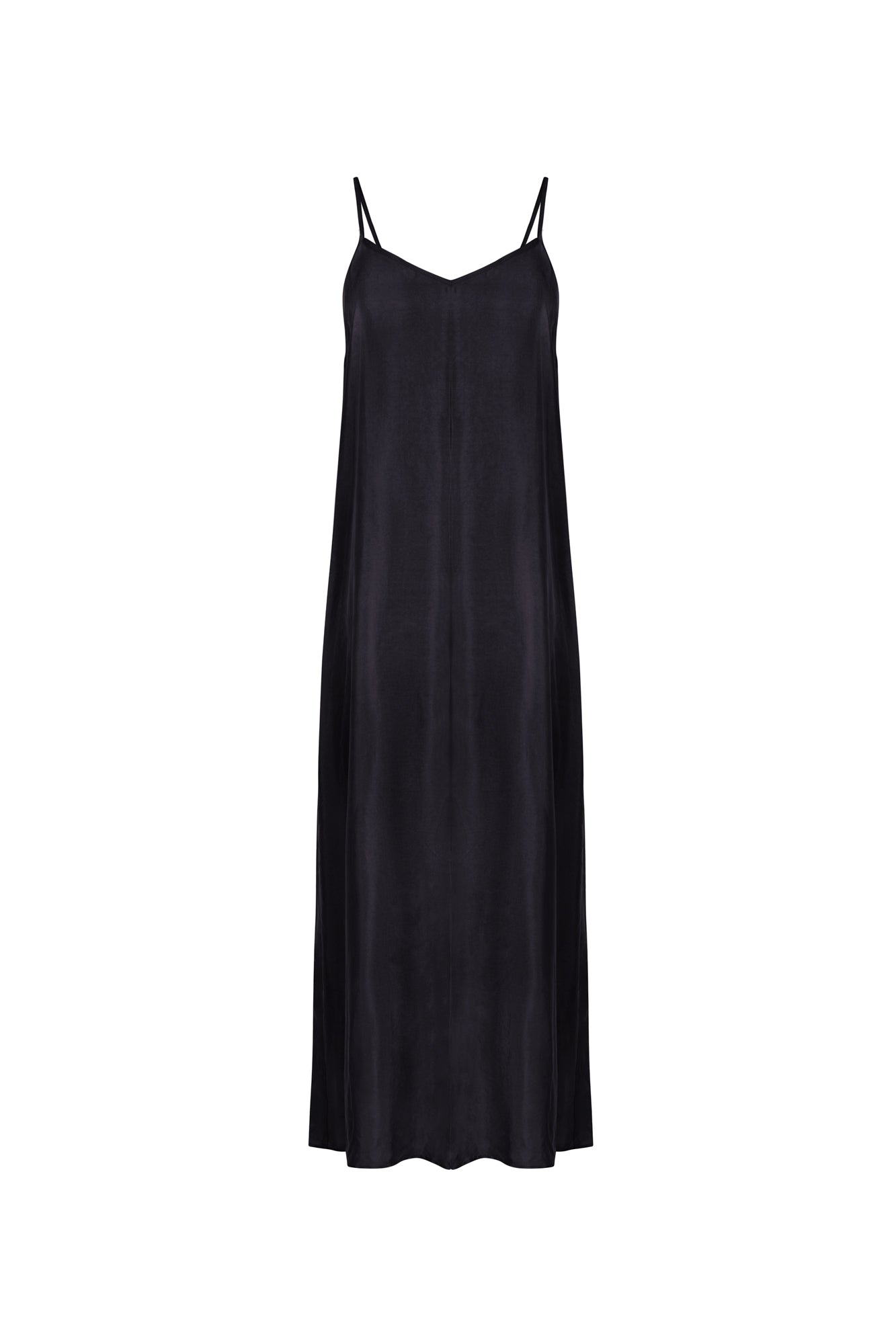 point brushed a-line dress