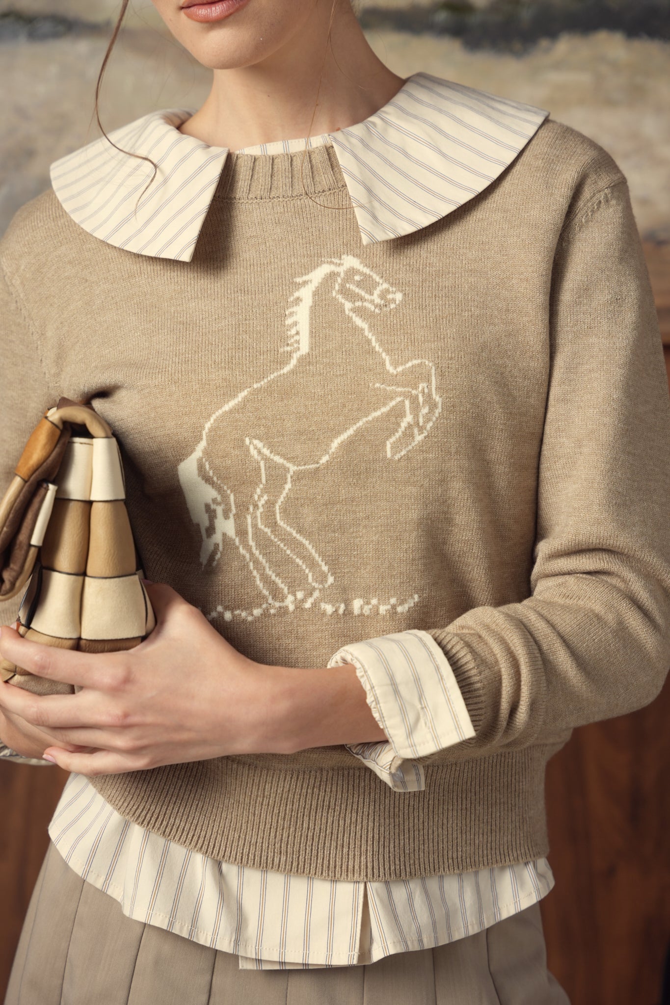 point riding sweater