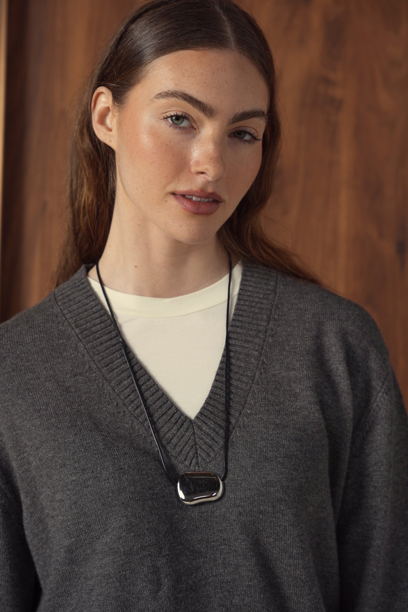 point button up blouse