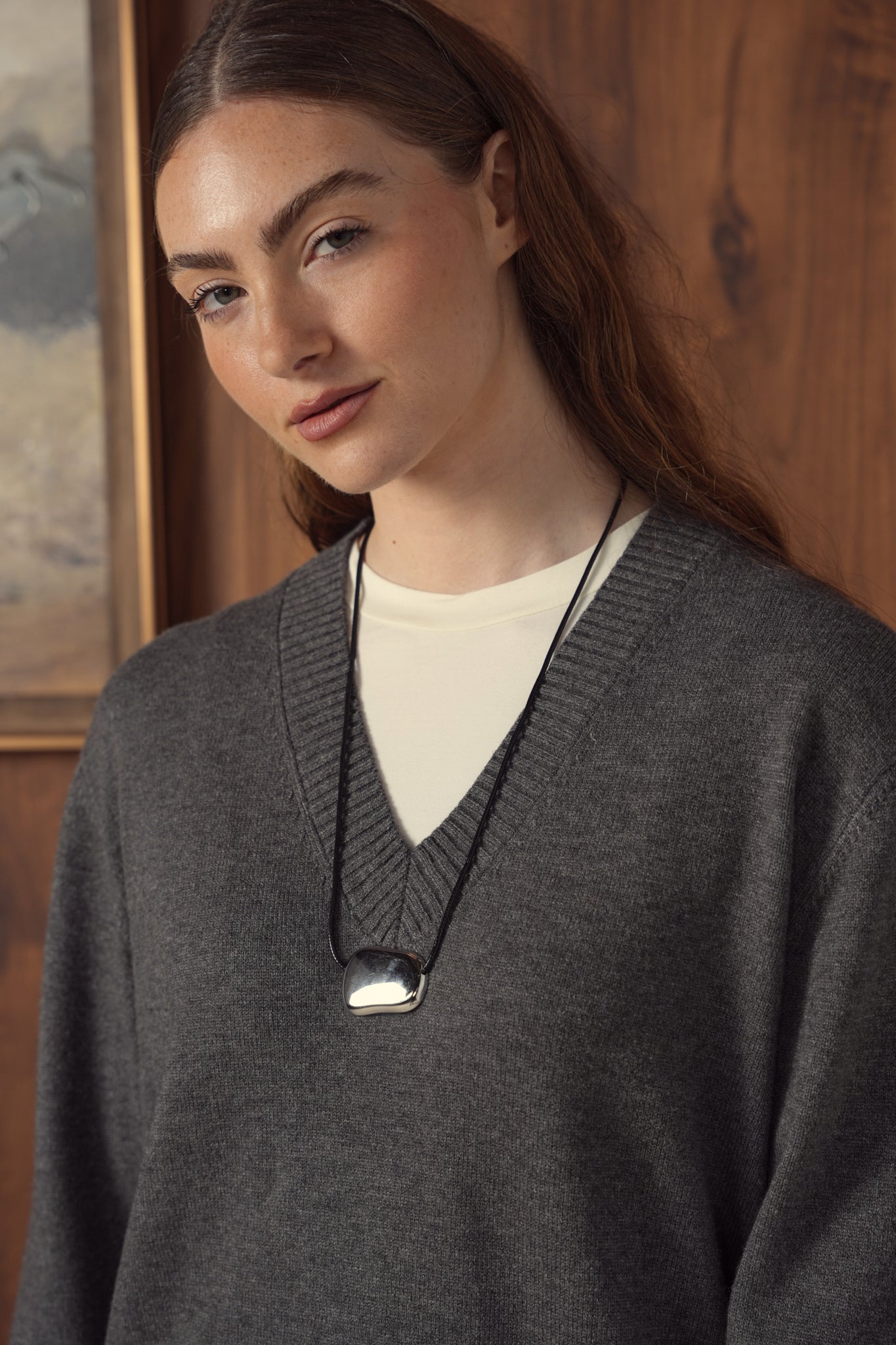 point button up blouse