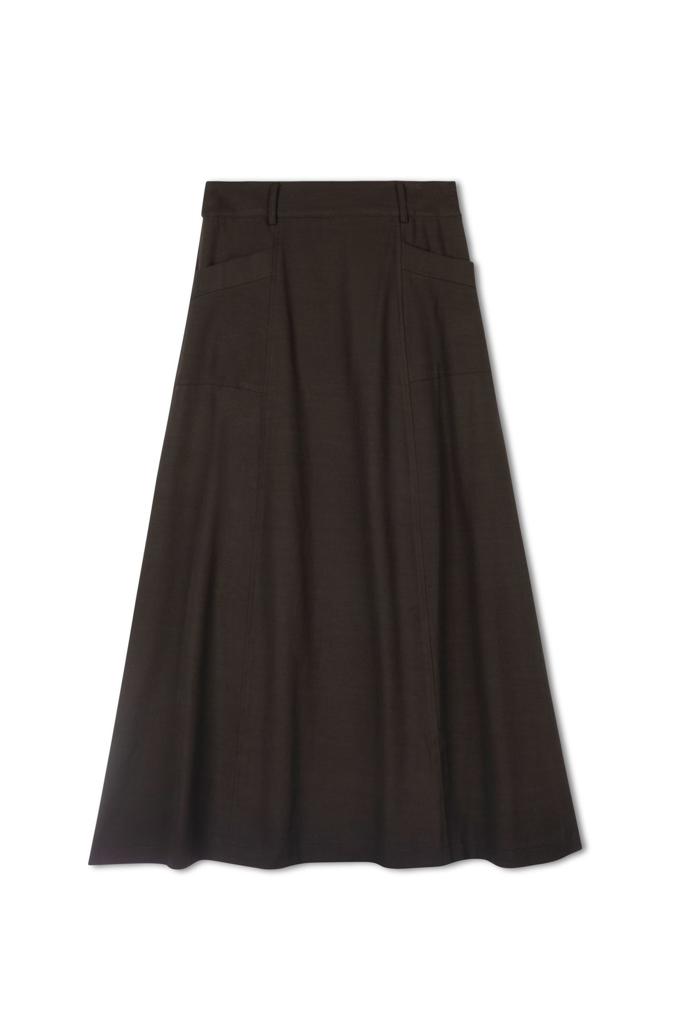 point twill cargo skirt