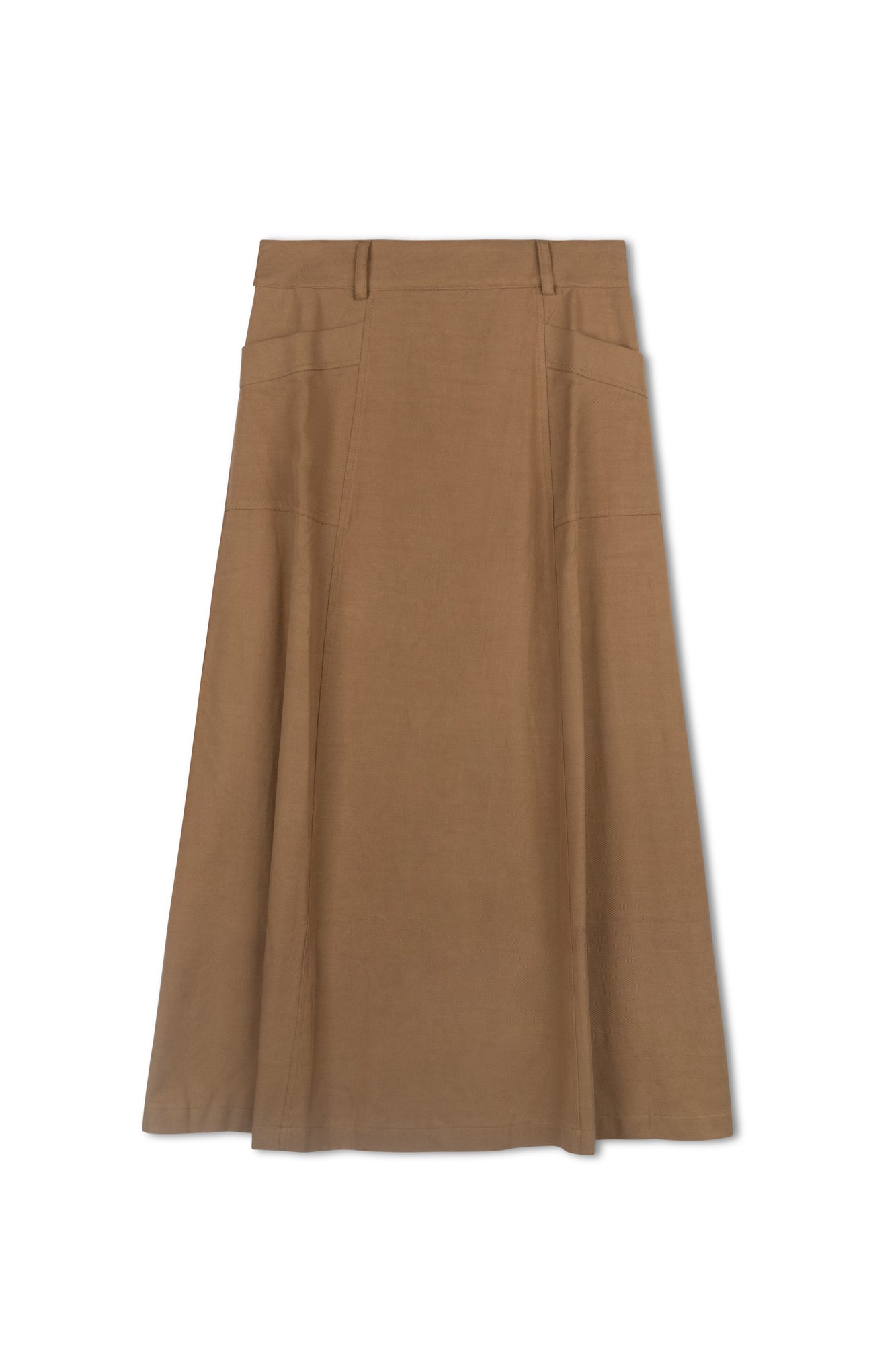 point twill cargo skirt