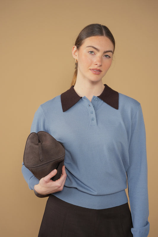point contrast polo