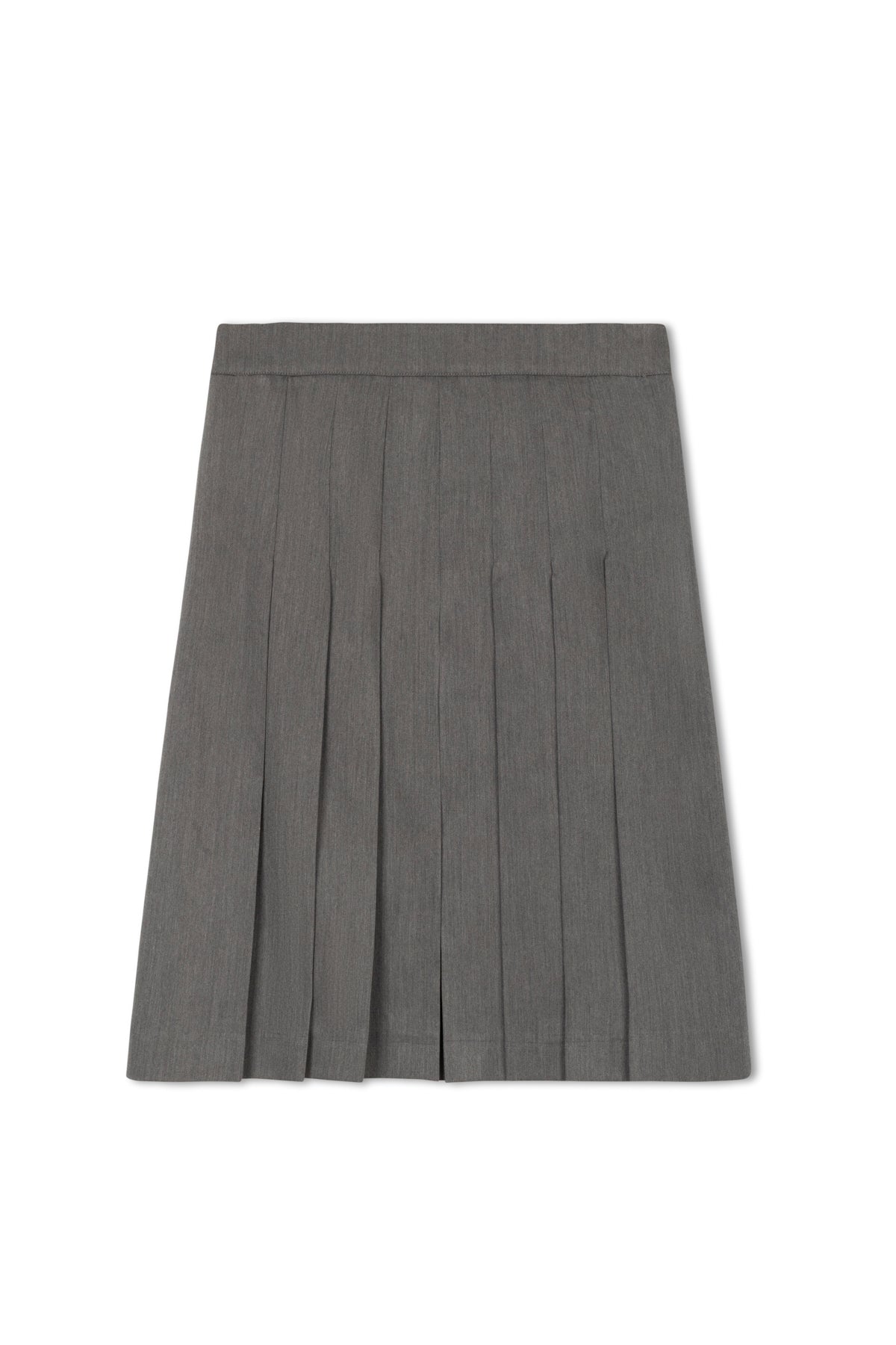 point short pleated skirt