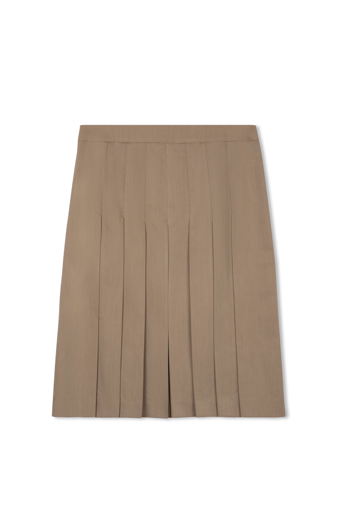 point short pleated skirt