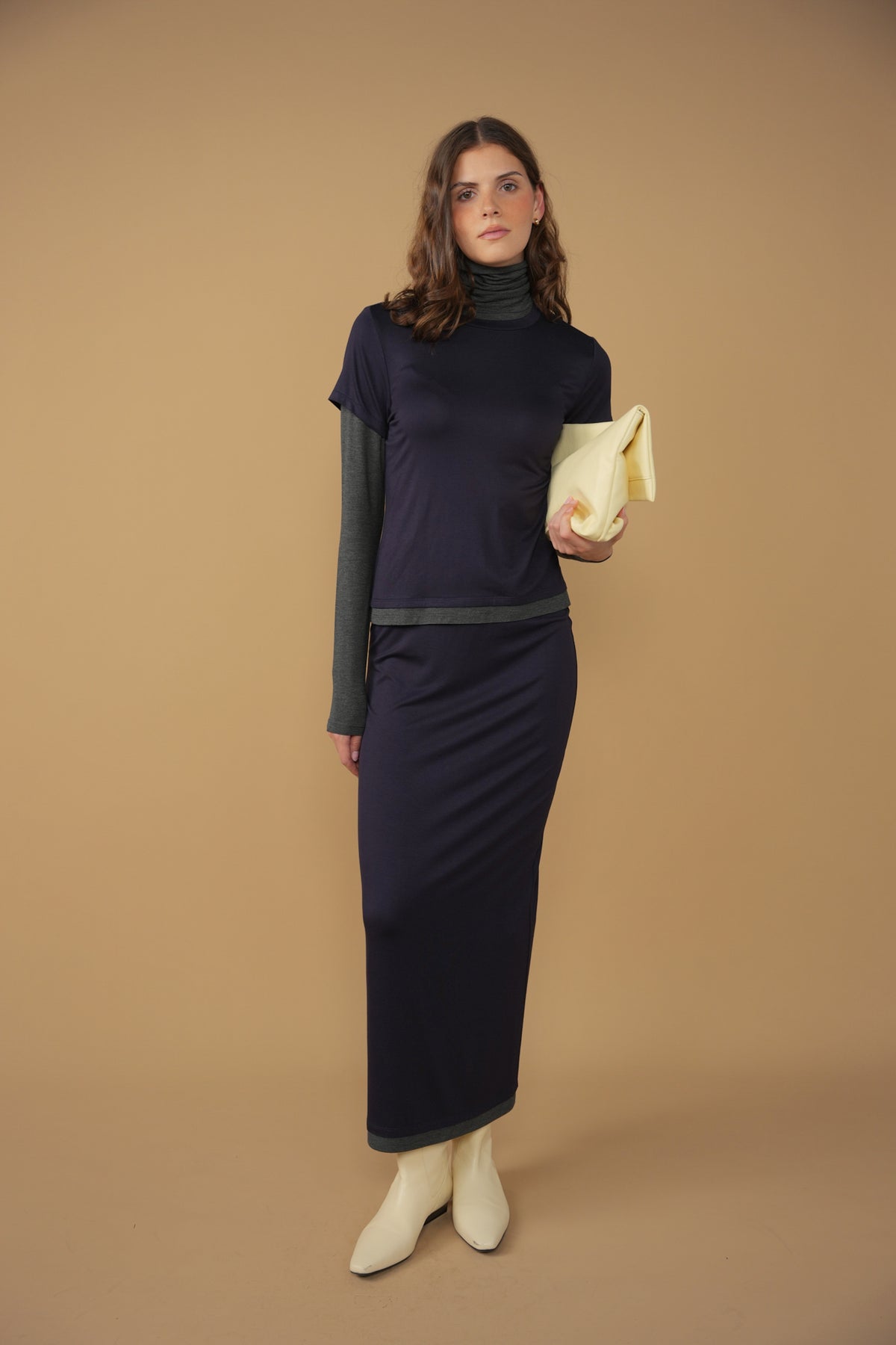 point twofer straight skirt