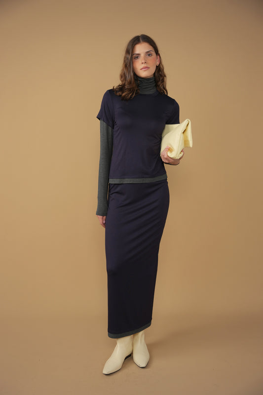 point twofer straight skirt