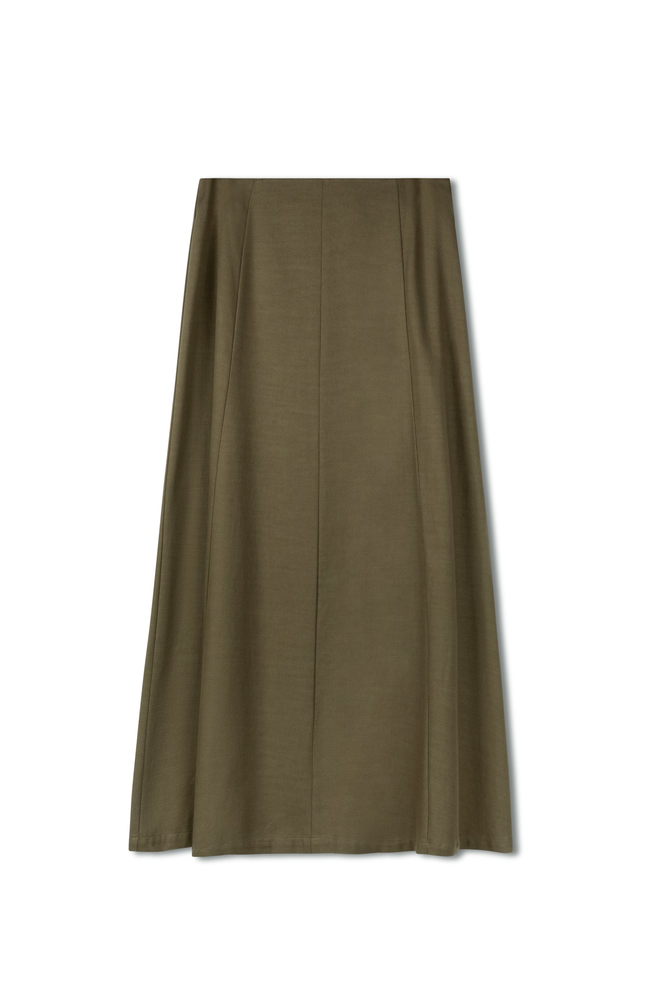 Point Twill Panel Skirt