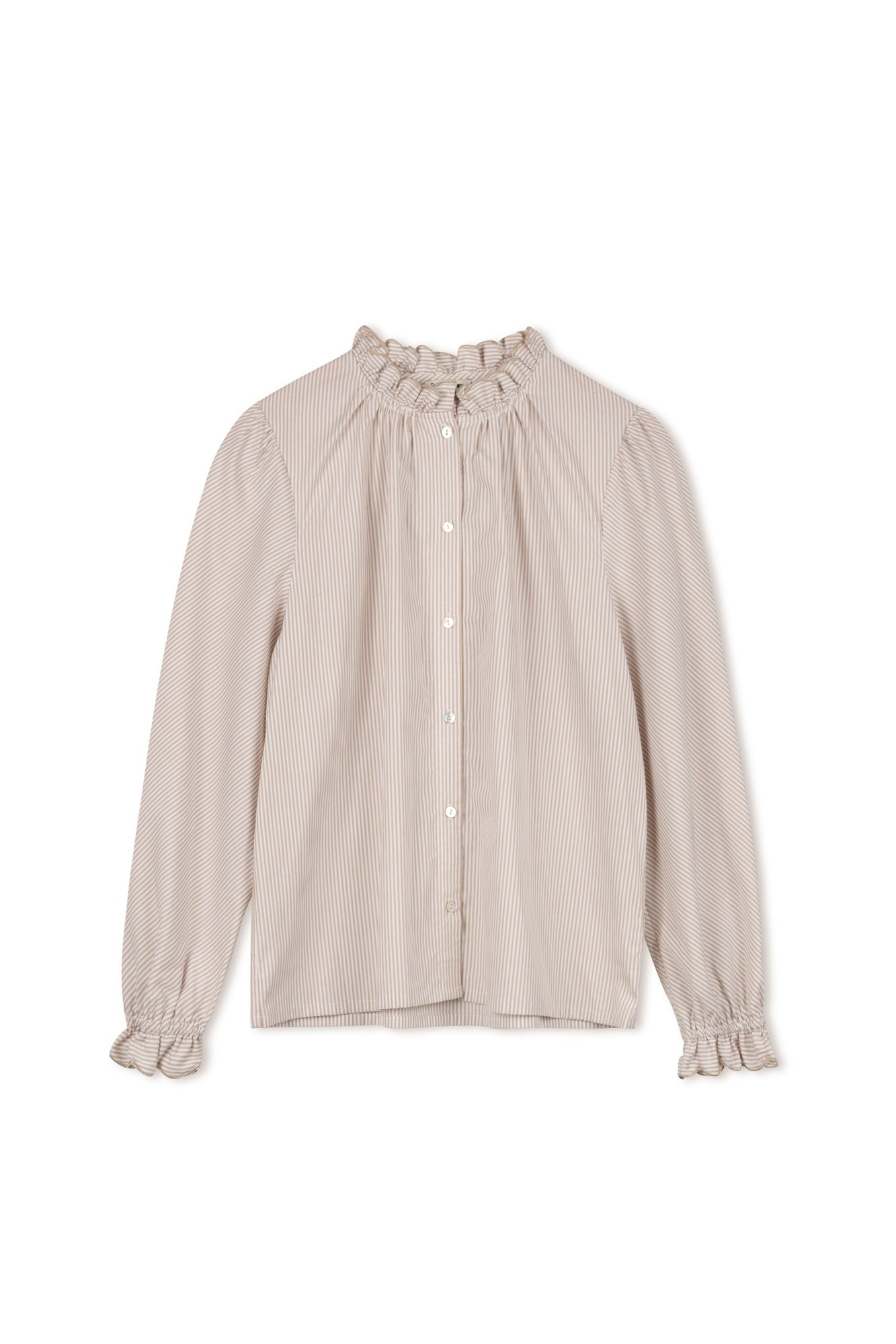 Point Ruffle Blouse