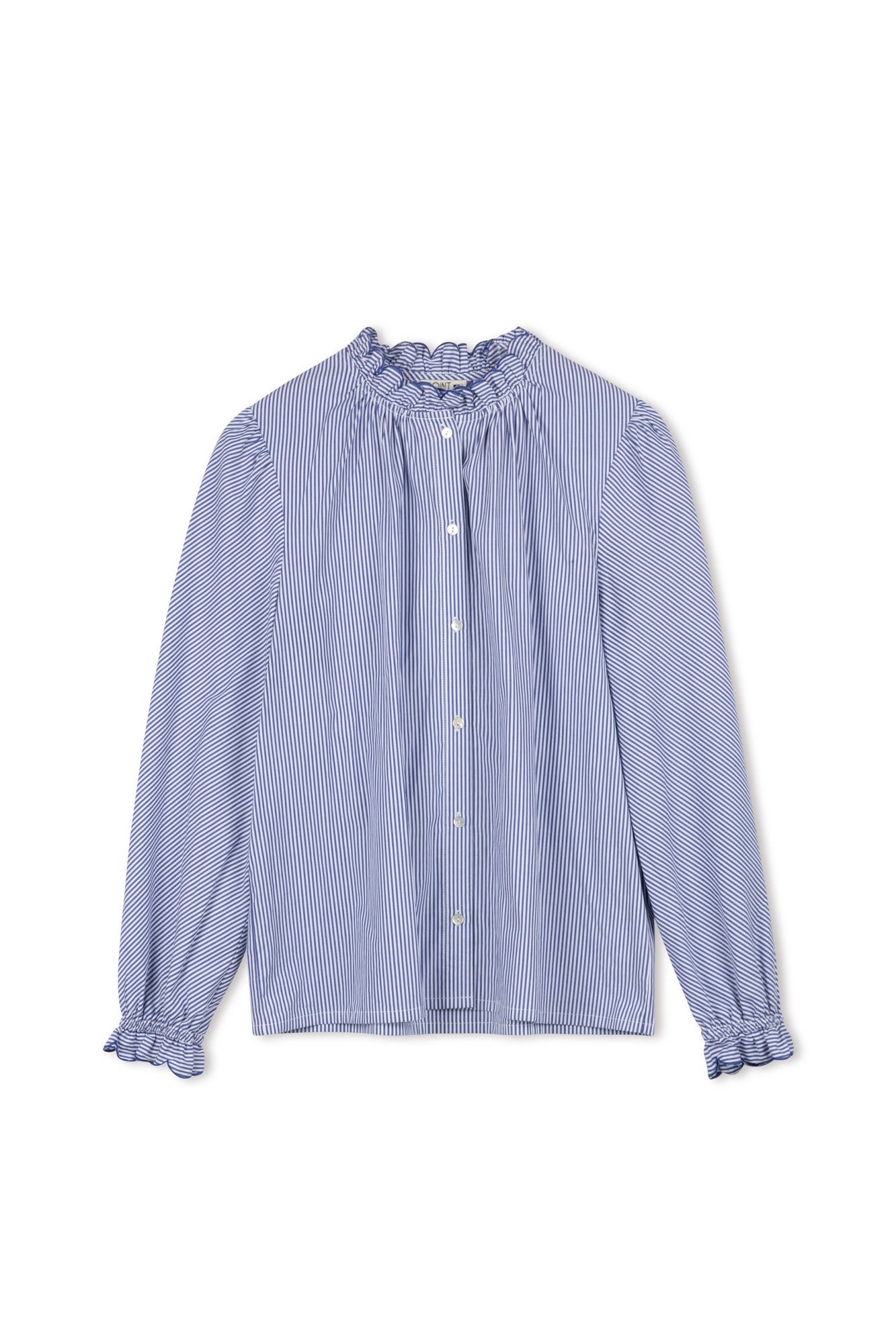 Point Ruffle Blouse