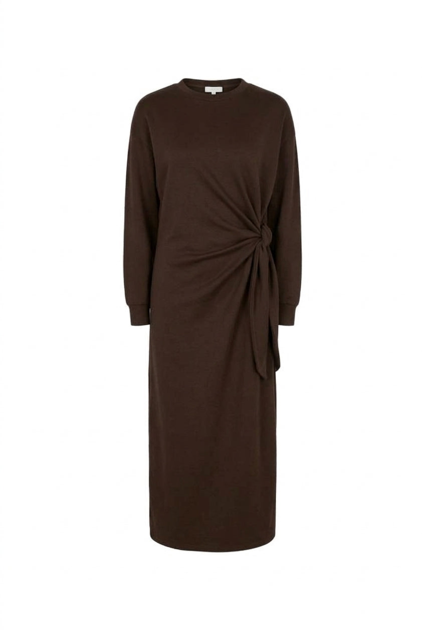point side tie dress