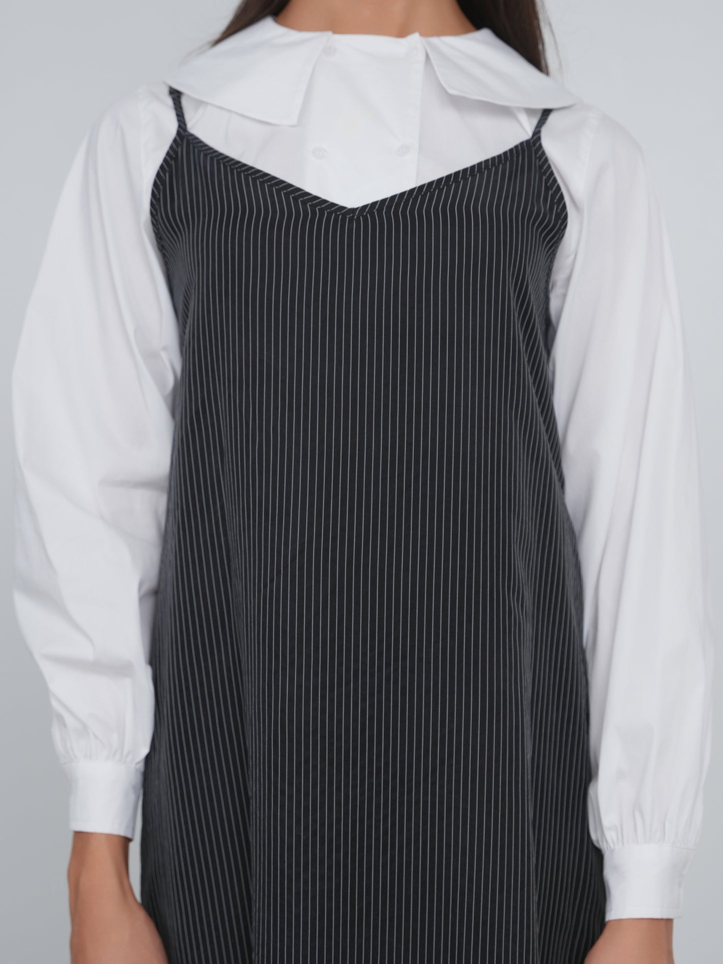 Point Brushed A-line Maxi