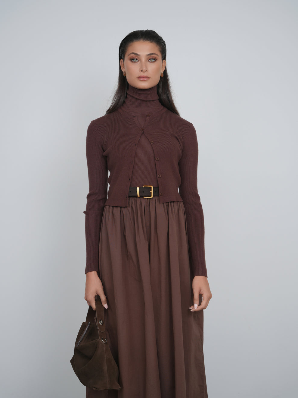 white christmas dresses Point 2fer Turtleneck Dress