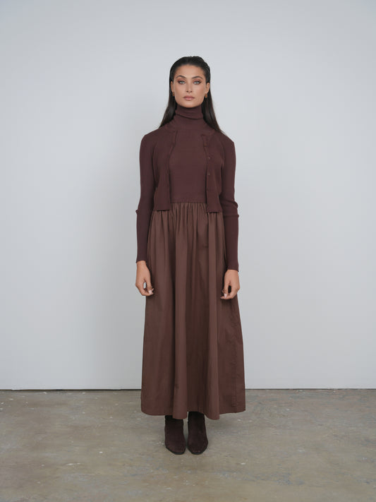 Point 2fer Turtleneck Dress