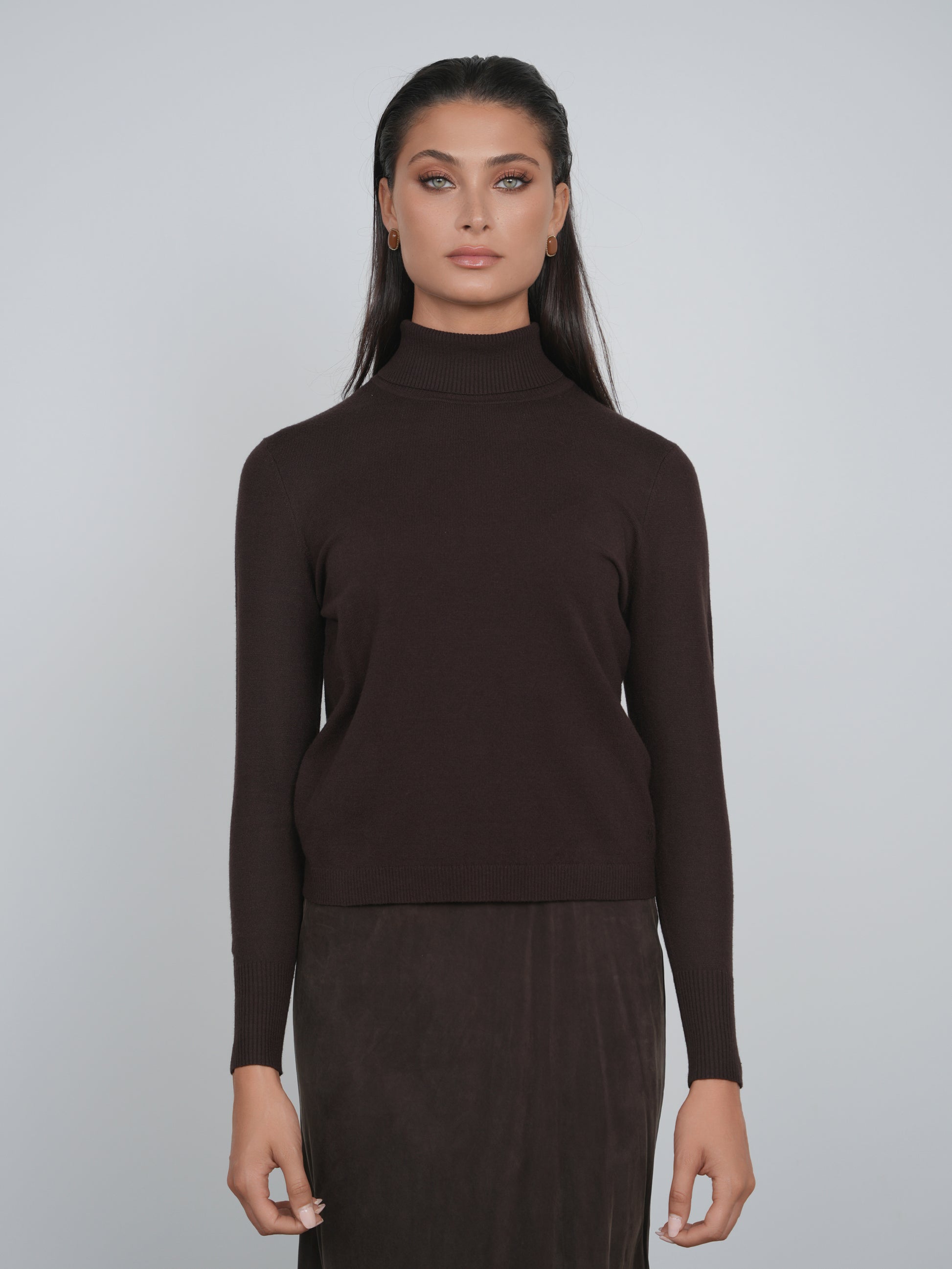 Point Turtleneck Sweater