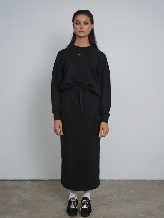 Point Cargo Pocket Skirt