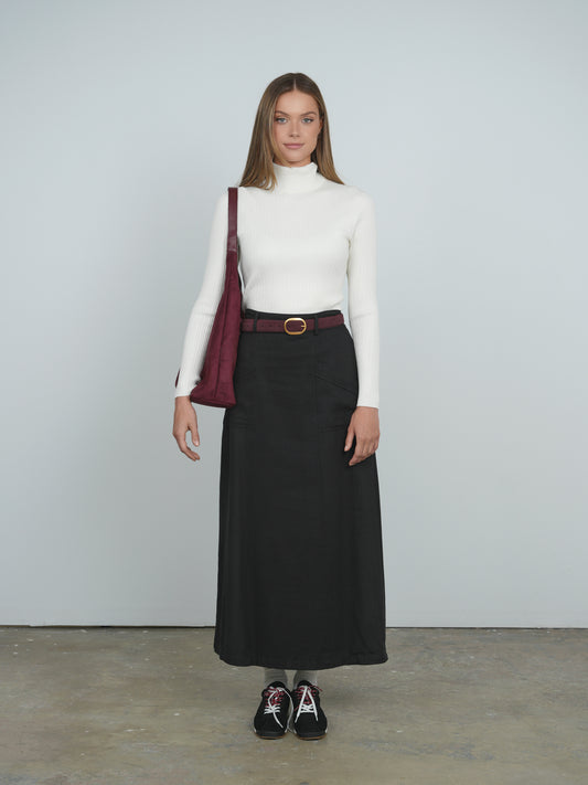 Point Twill Pocket Skirt