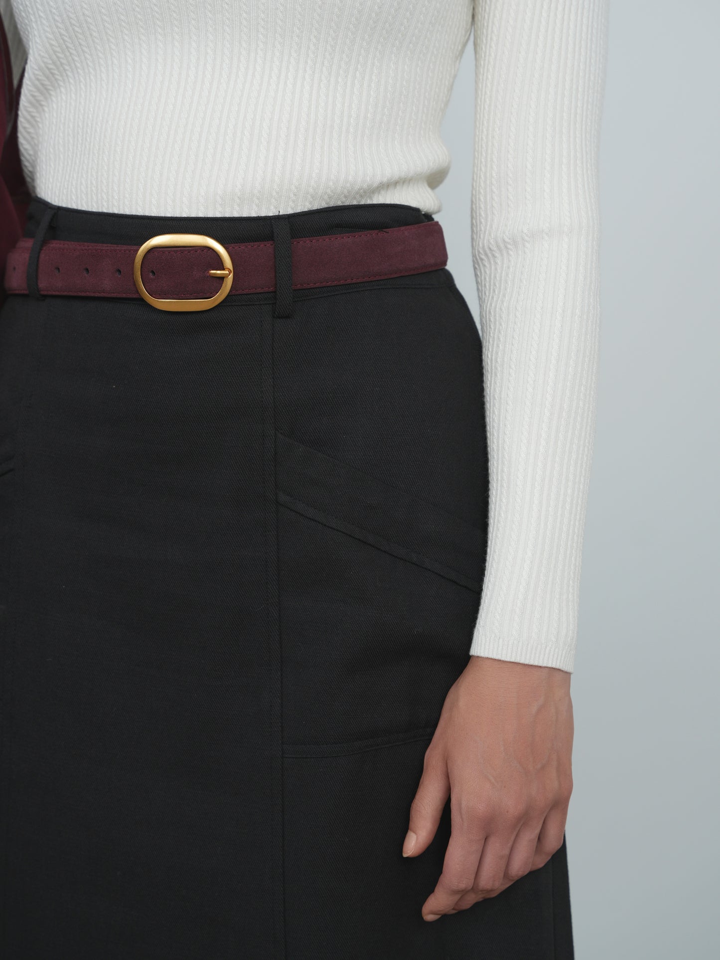 Point Twill Pocket Skirt