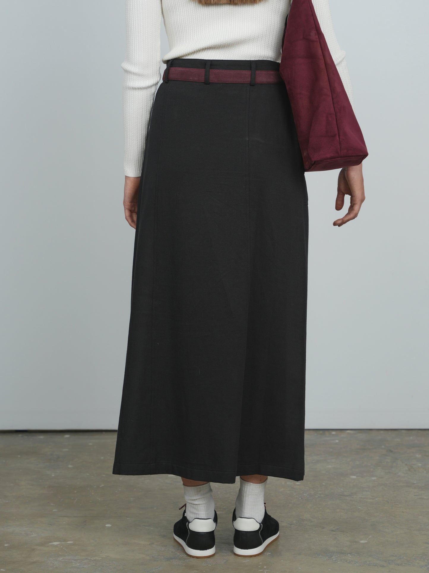 Point Twill Pocket Skirt